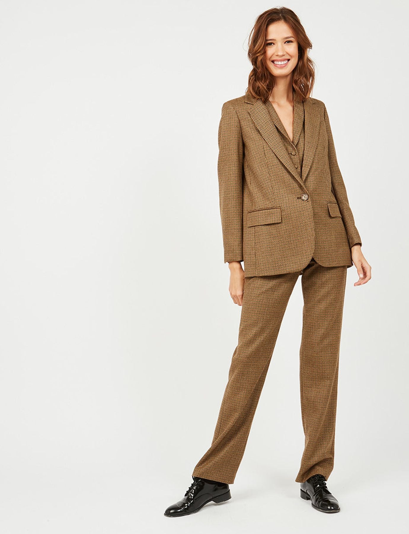 Chaqueta de pata de gallo Bruna