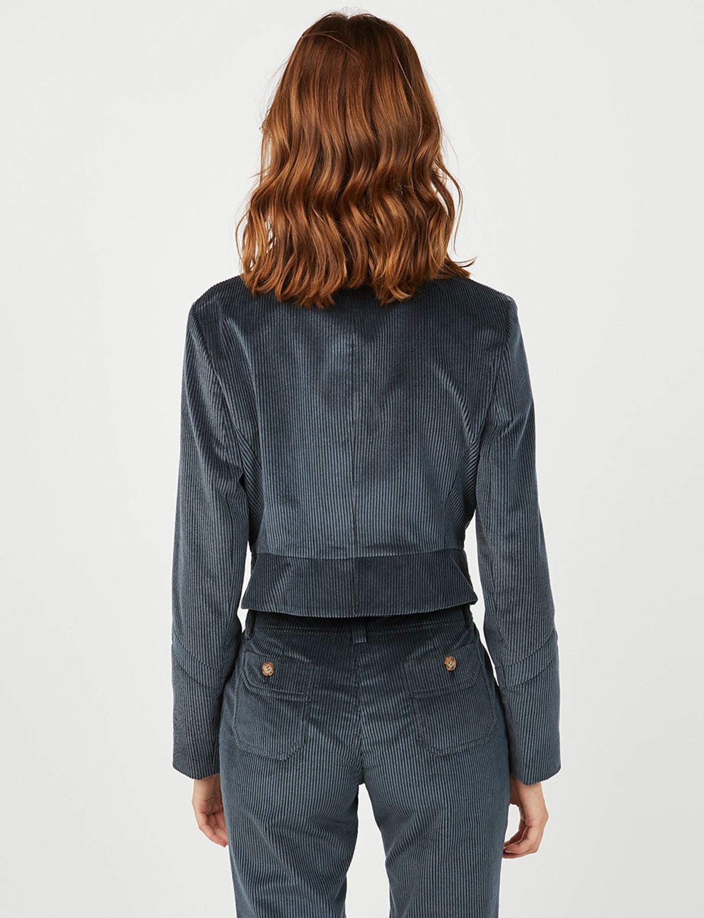 Stelane Jacke aus blauem Samt
