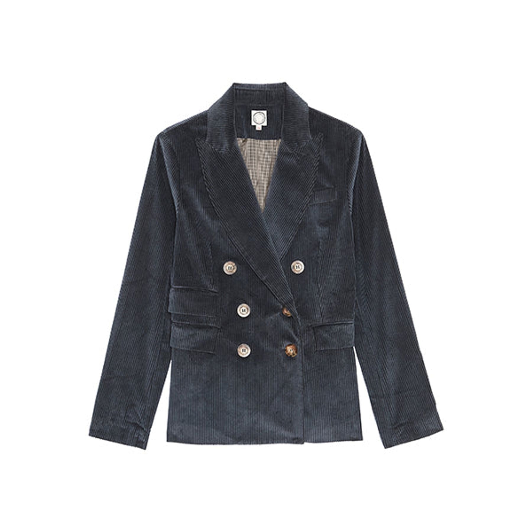 Jacke Maurice velours blau