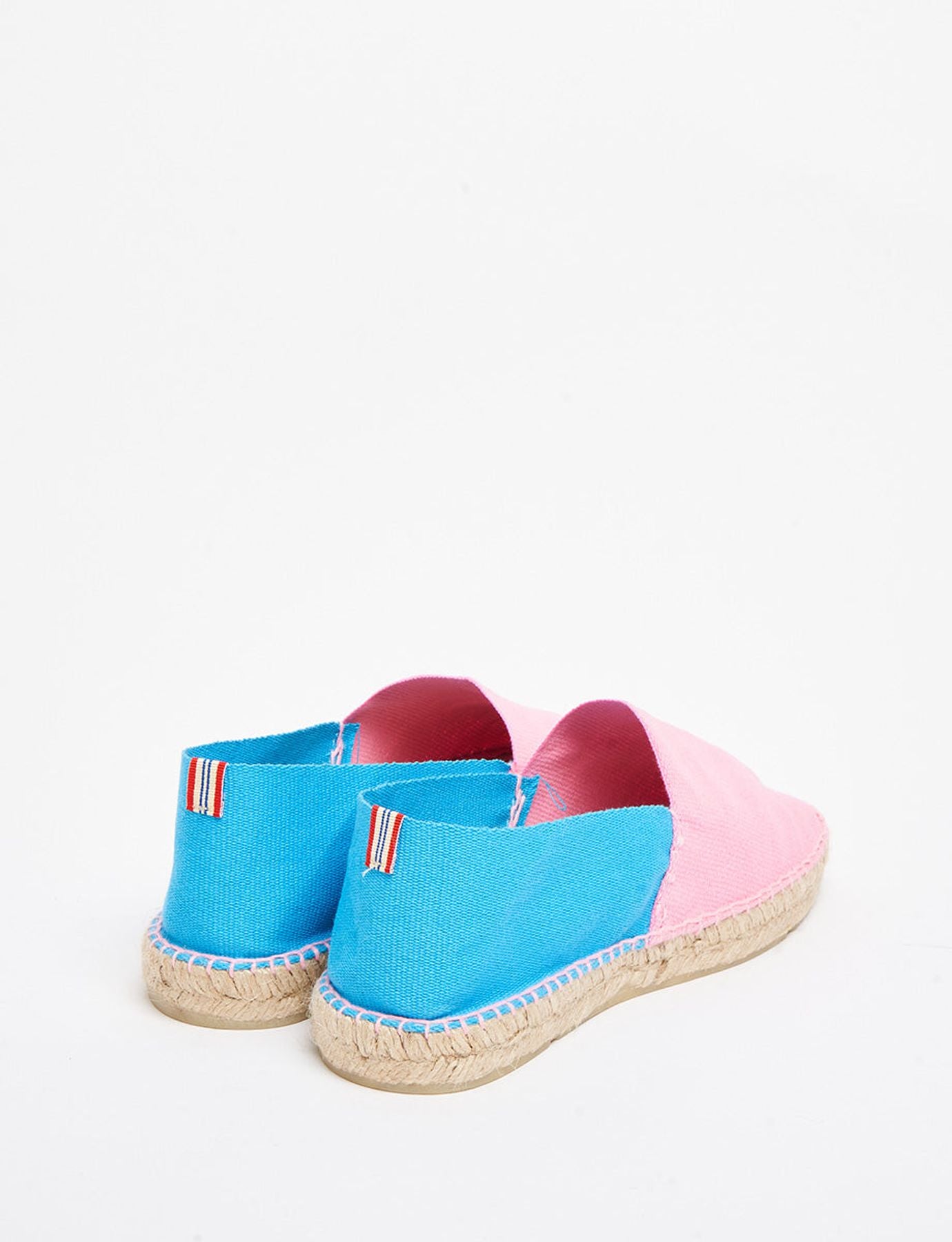 Aglae pink-turquoise espadrilles
