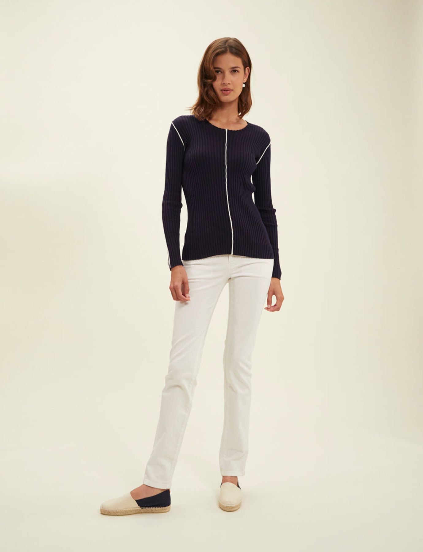 Aglae navy espadrilles