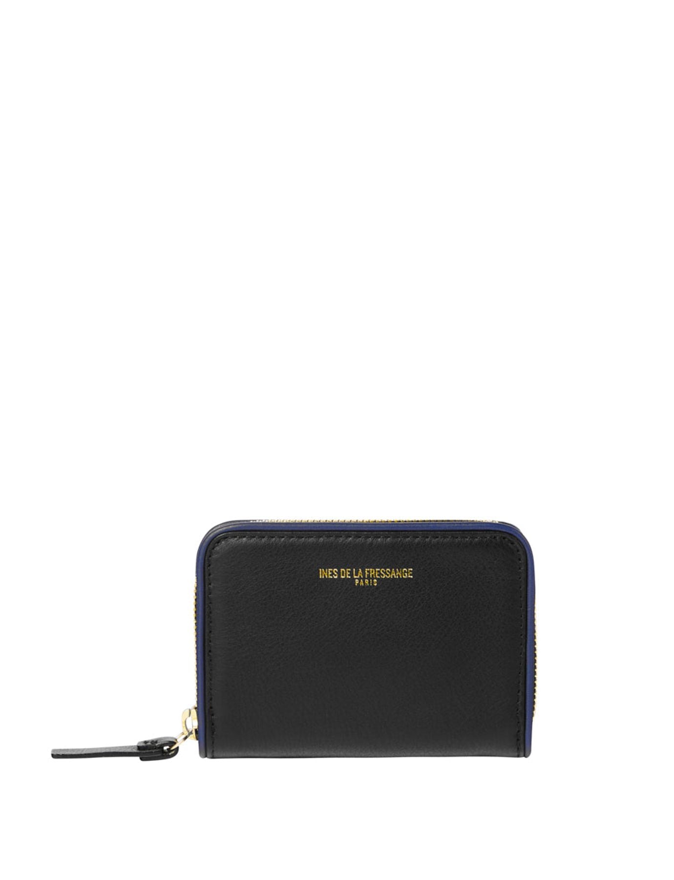 Marcia black leather wallet