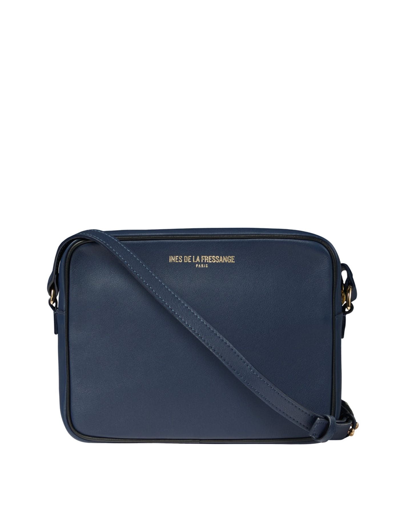 Marcia bag in navy blue with black trim