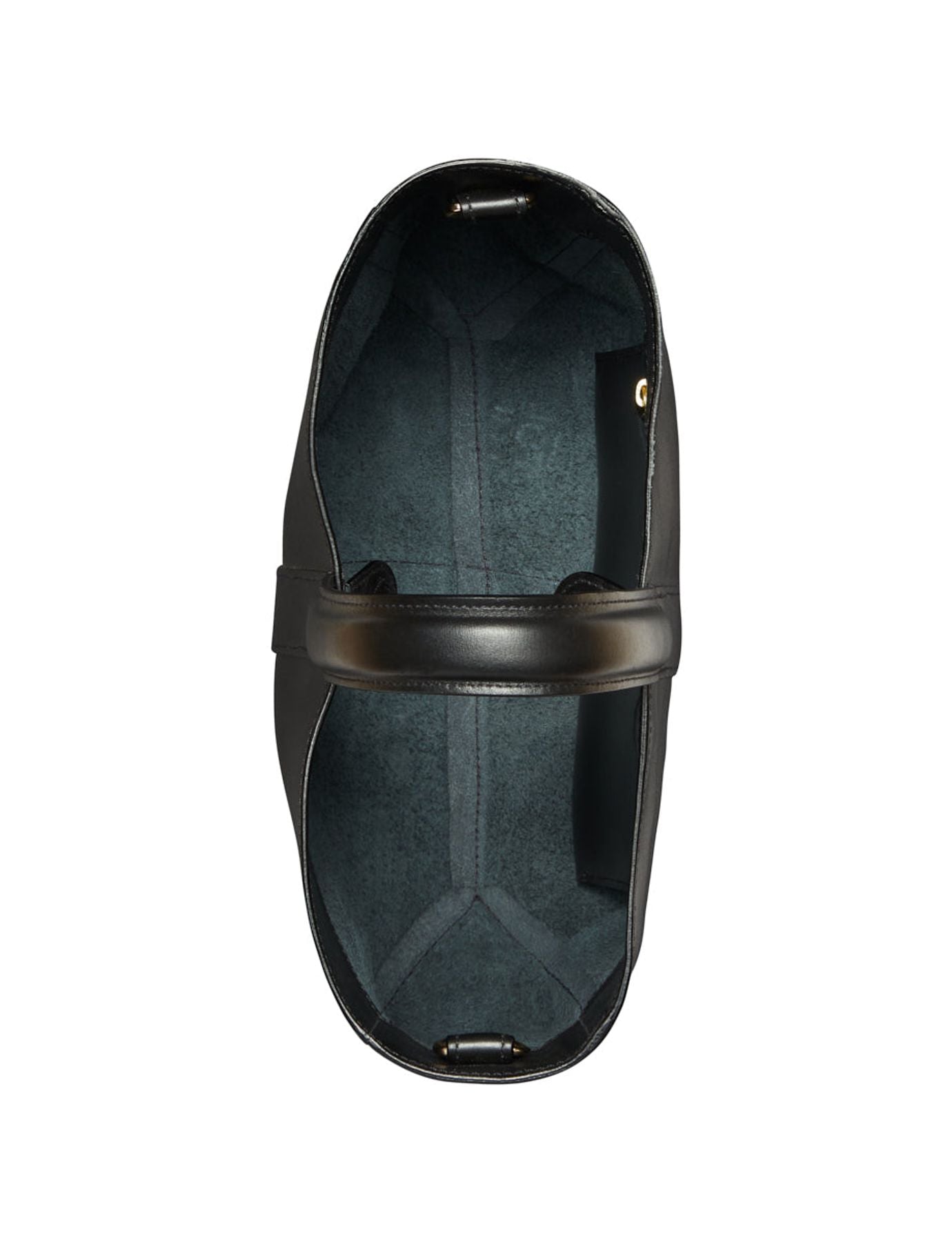 Léonore S black leather bag