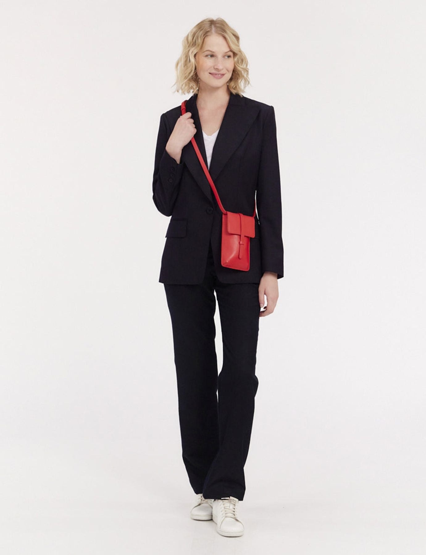 Smartphone bag Léonore red