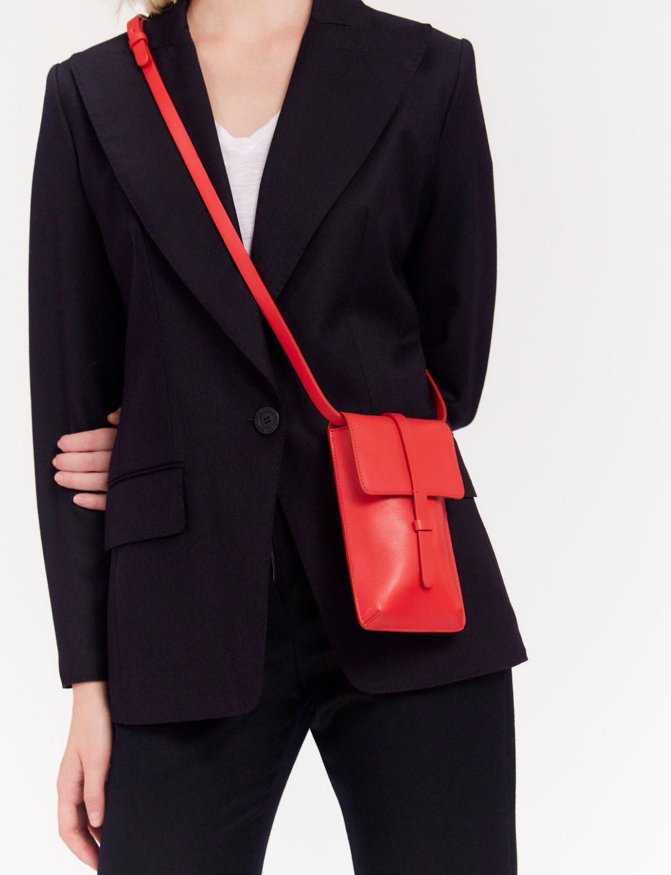 Smartphone bag Léonore red