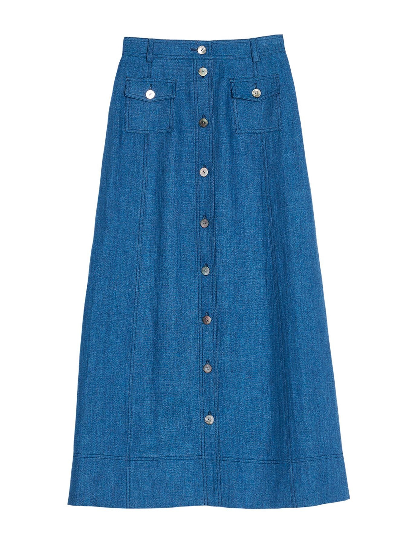 Falda vaquera azul Tatiana