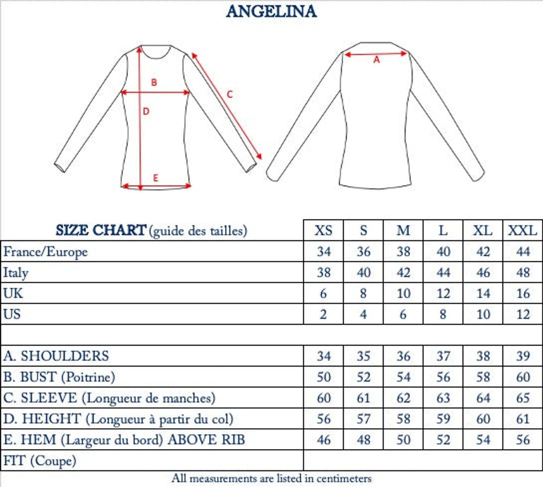 Jersey azul marino Angelina