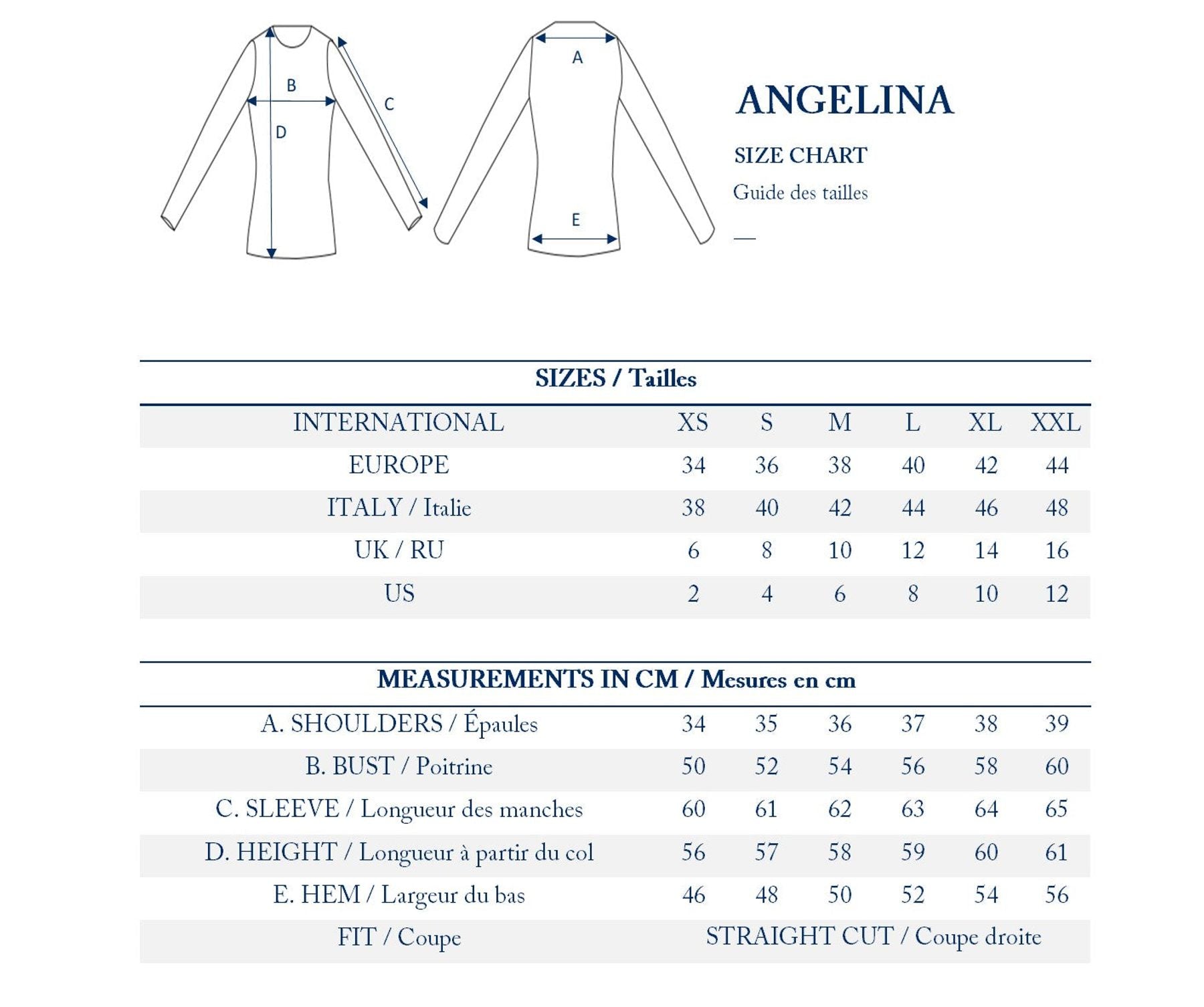 Angelina jersey rojo