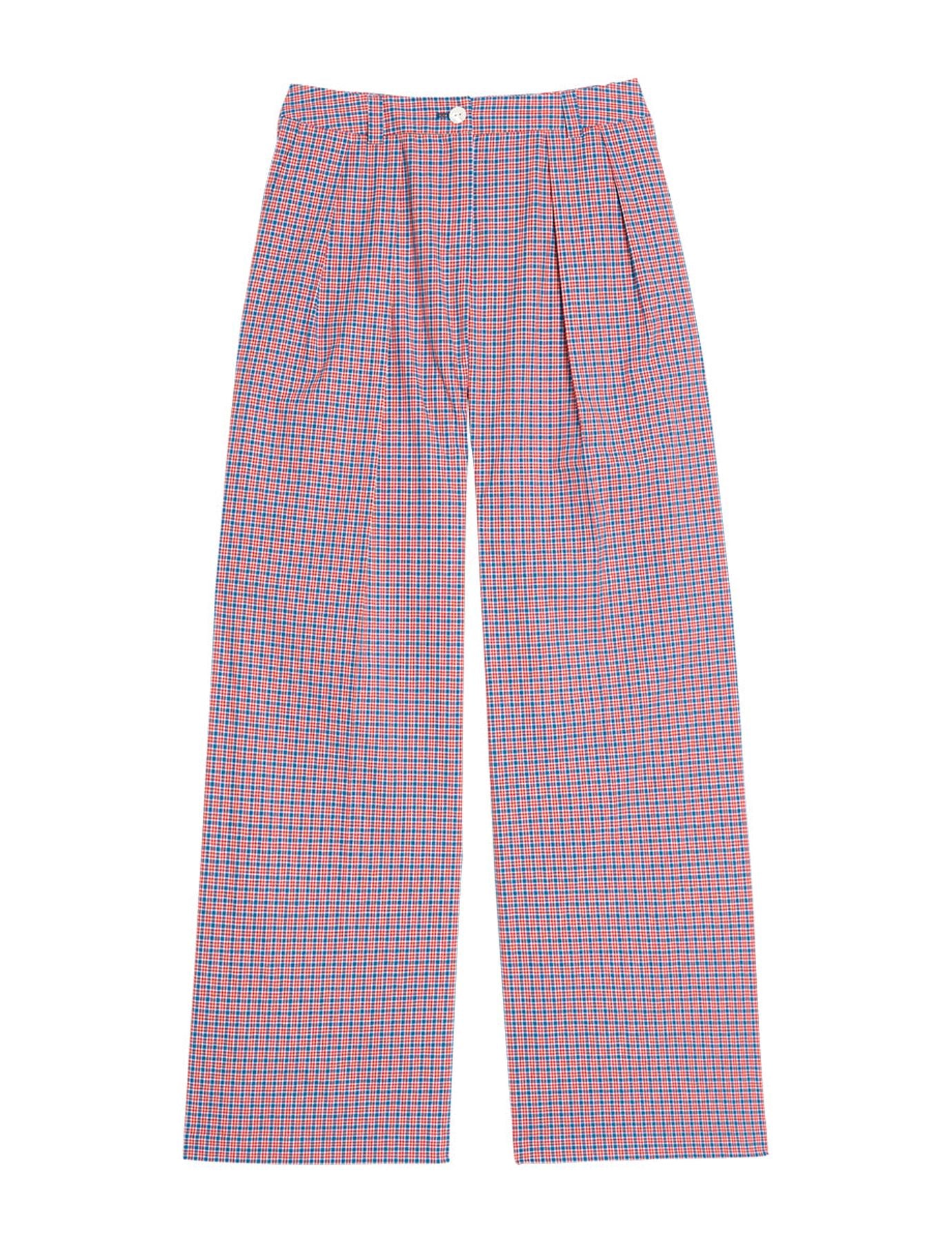 Pantalones de cuadros rojos Luciano
