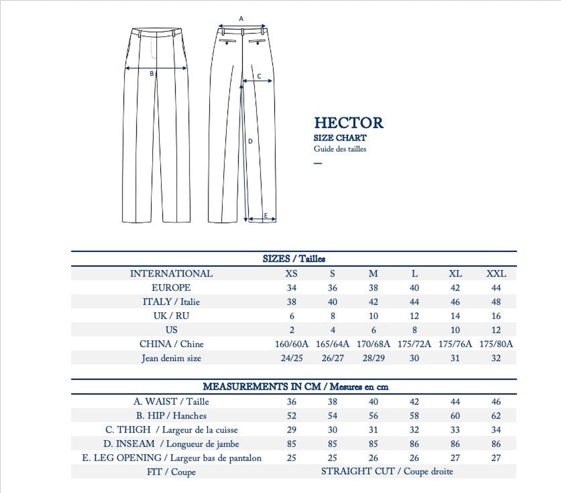 Red Hector trousers
