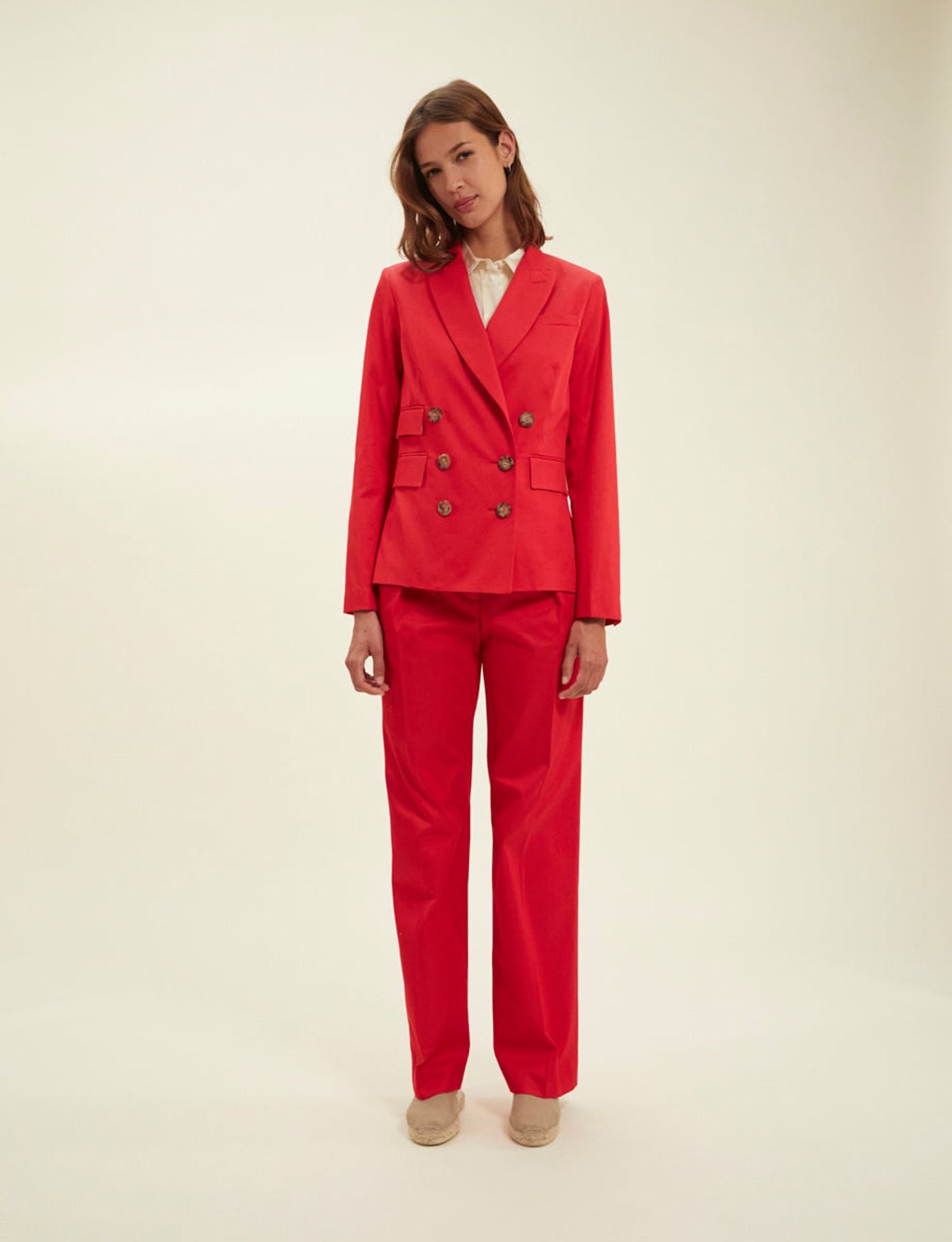 Red Hector trousers