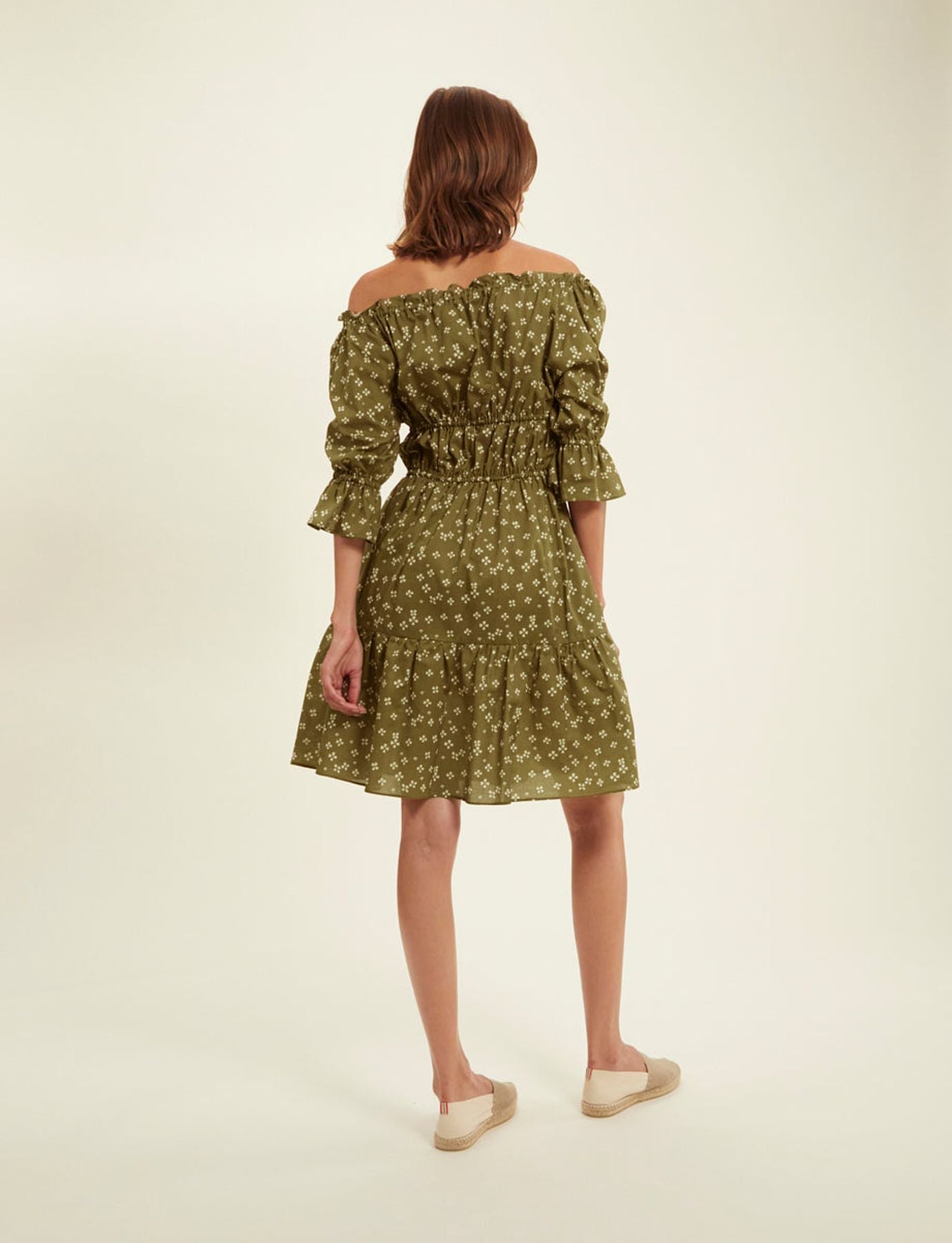 Vestido caqui Palmina Lucky