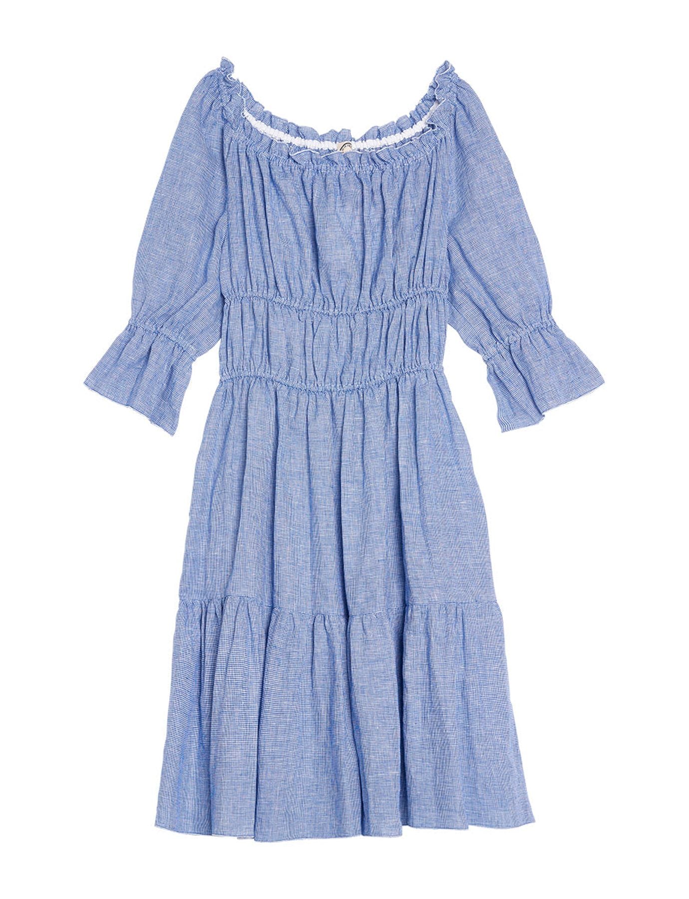 Blue linen Palmina dress