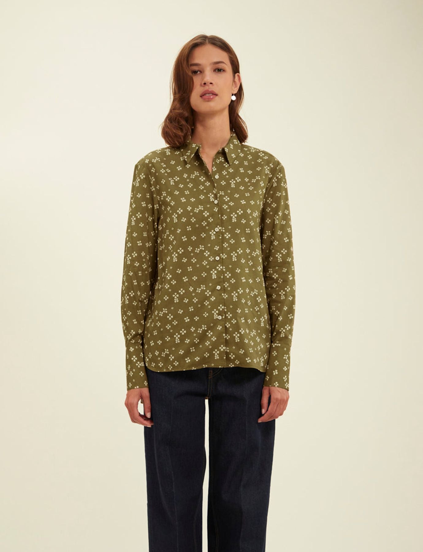 Falco Lucky khaki shirt