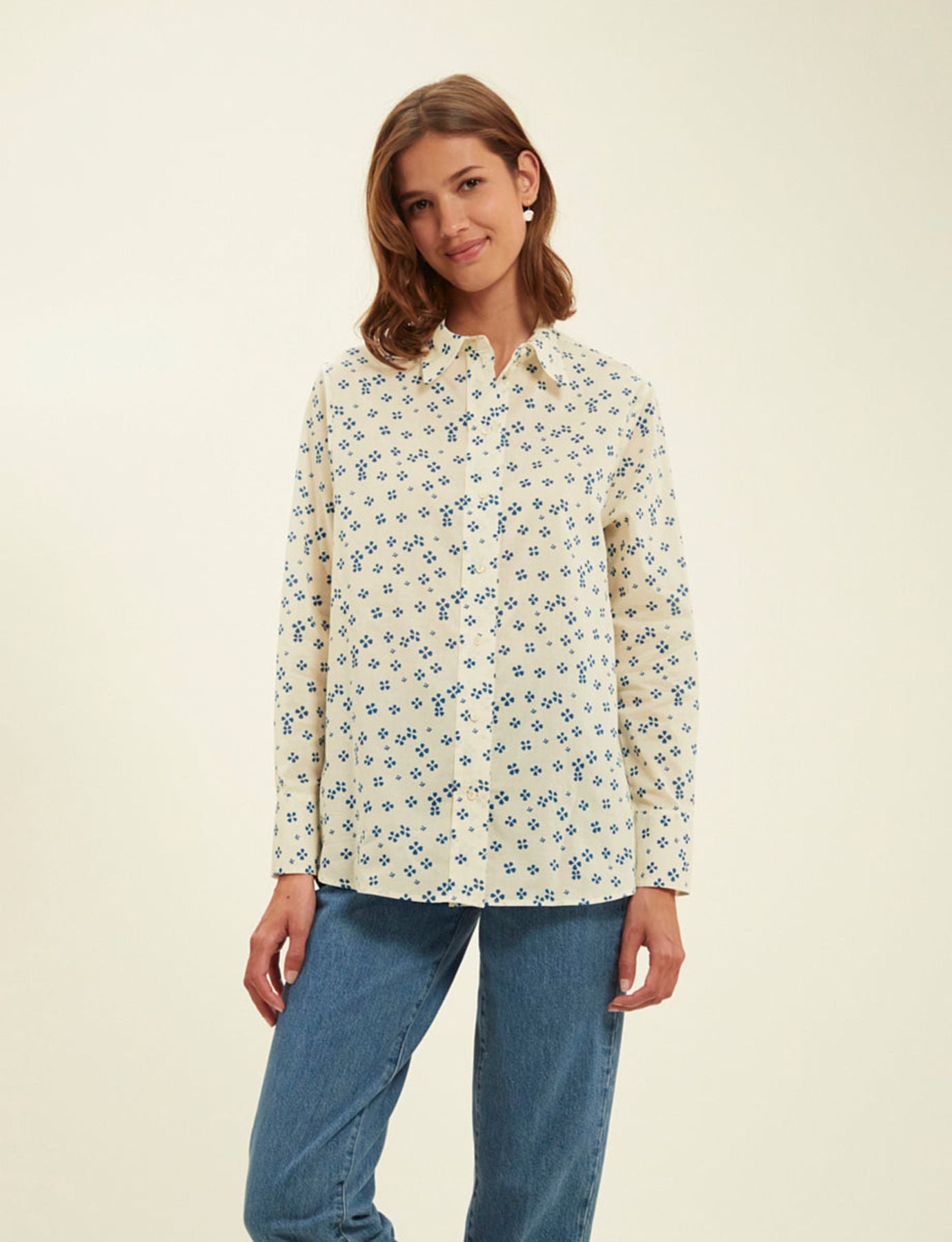 Maureen Lucky camisa azul