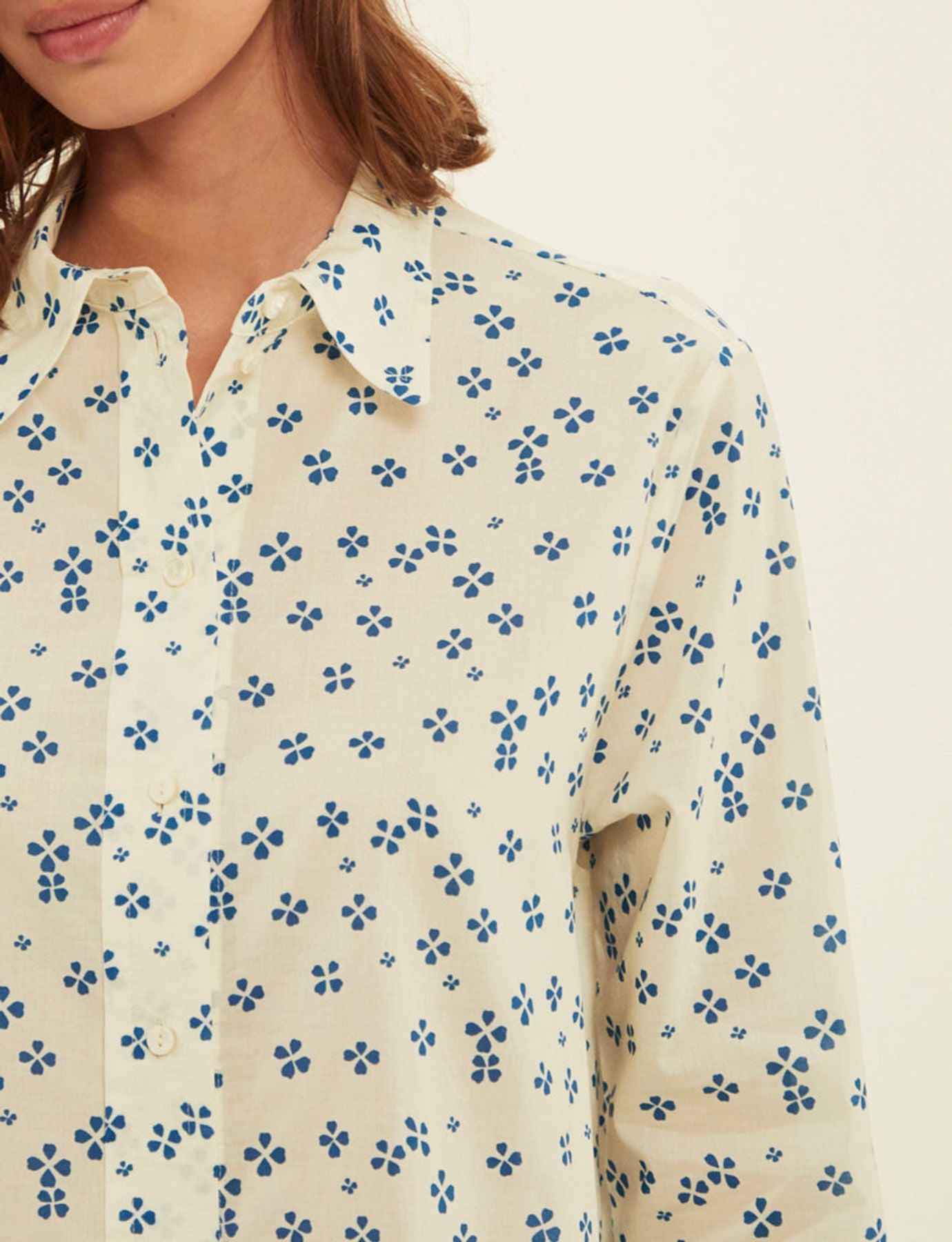 Maureen Lucky camisa azul