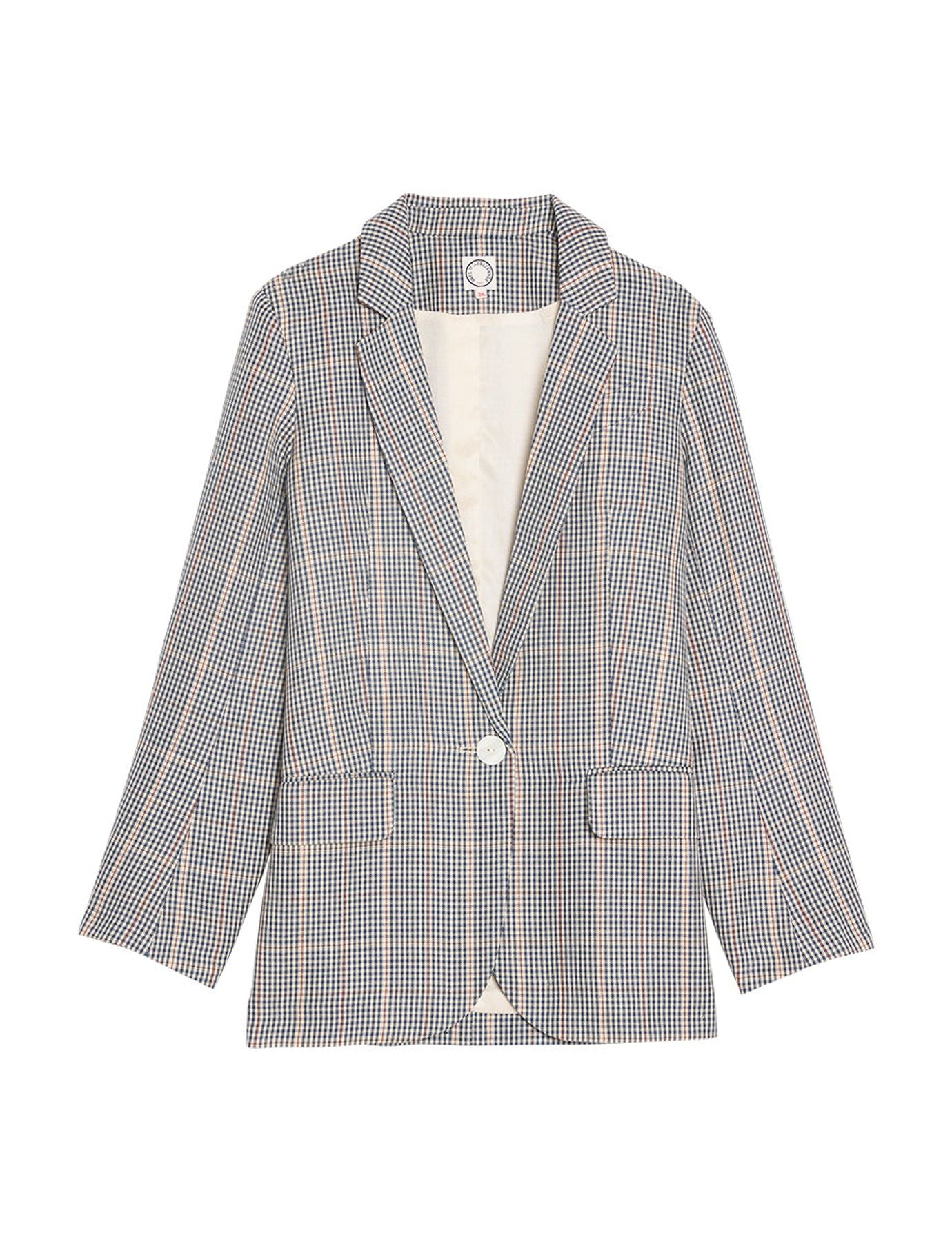 Chaqueta de cuadros Bruna