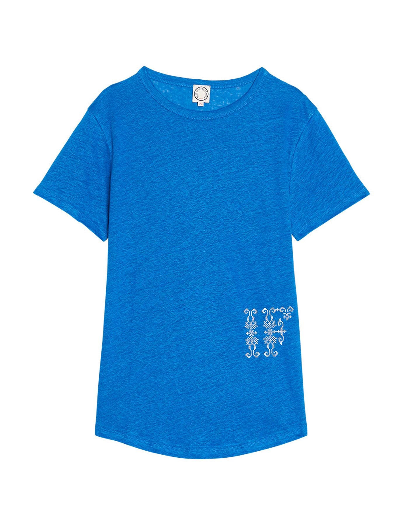 Camiseta Lisette azul cobalto