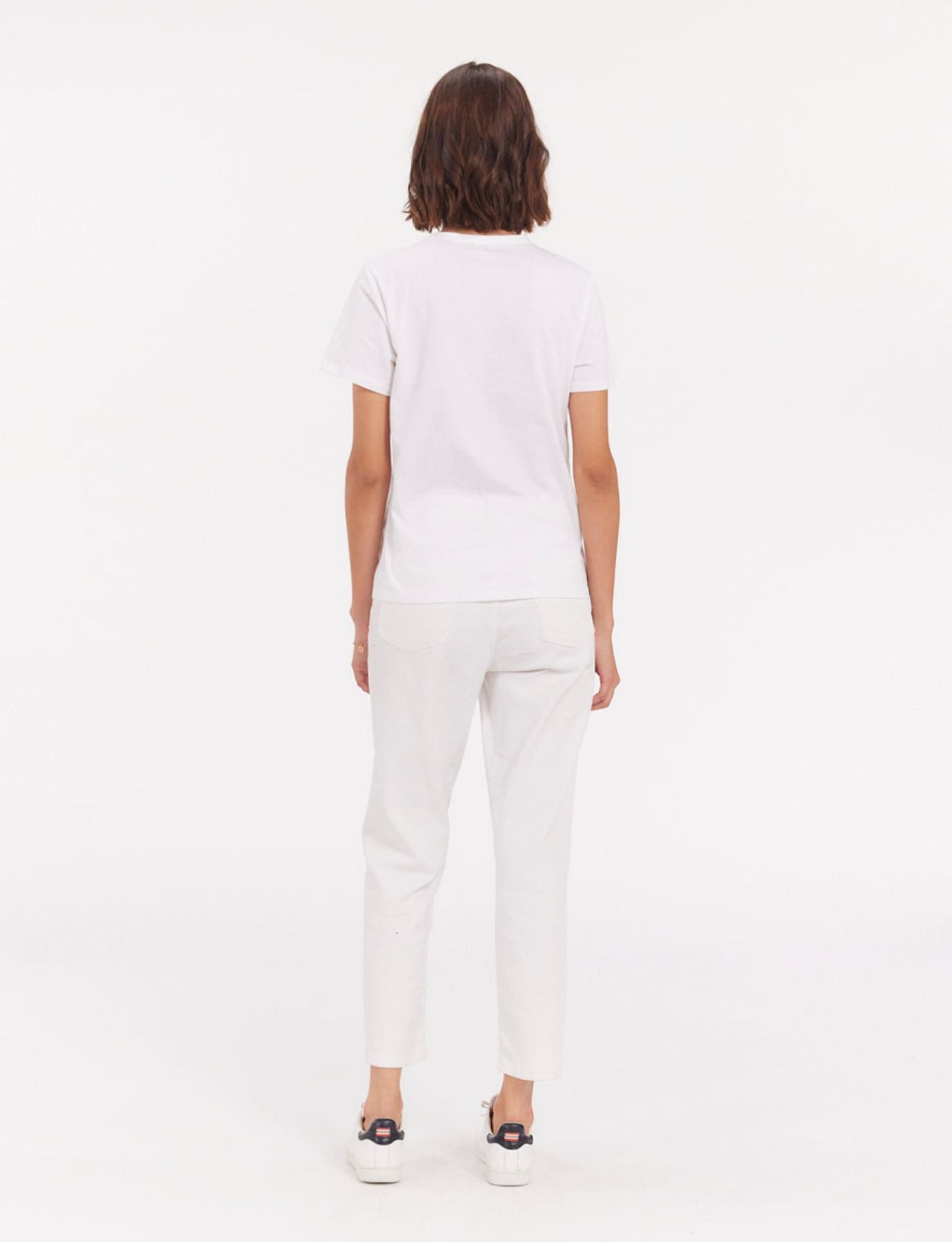 Camiseta blanca estampada Oscar