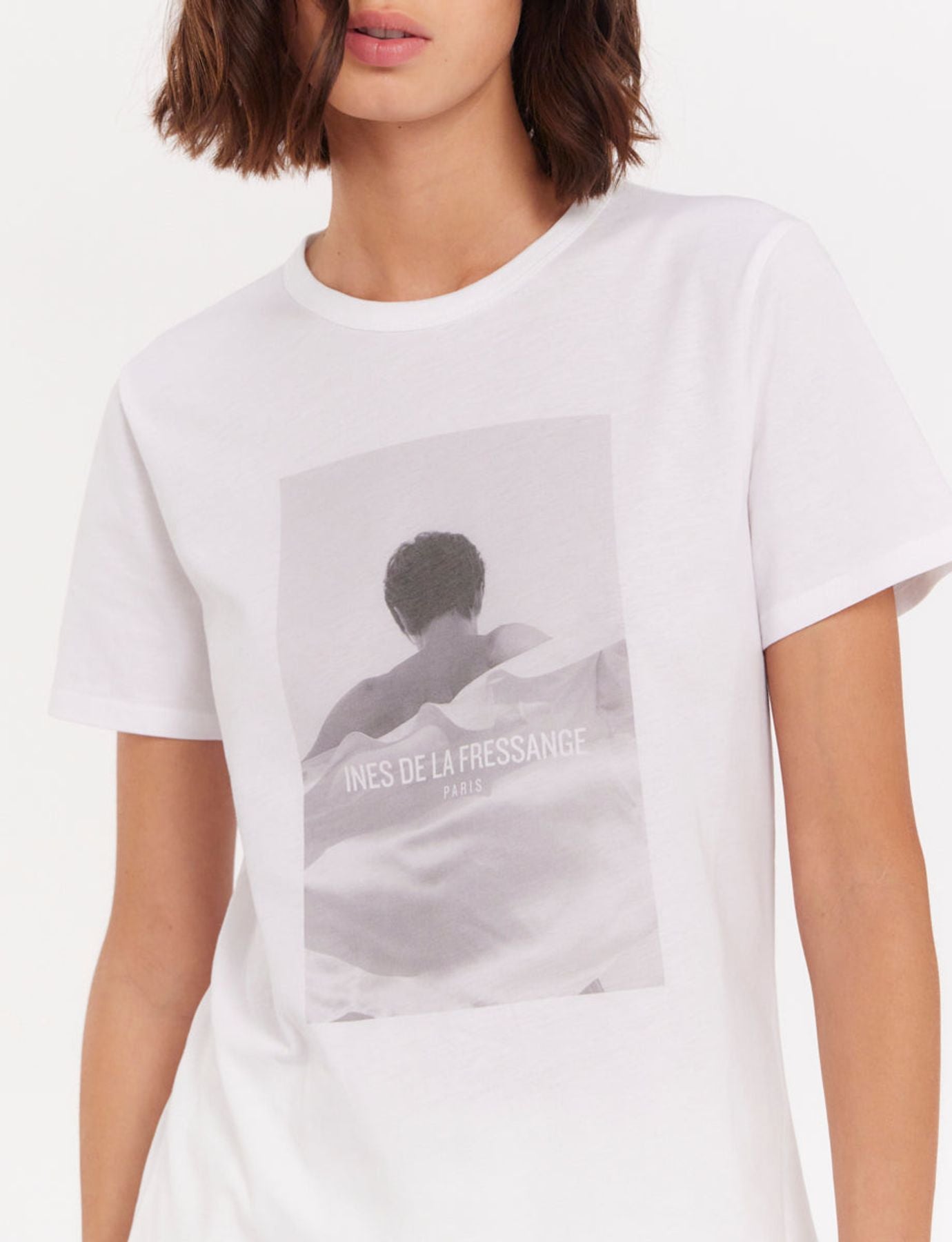 Camiseta blanca estampada Oscar