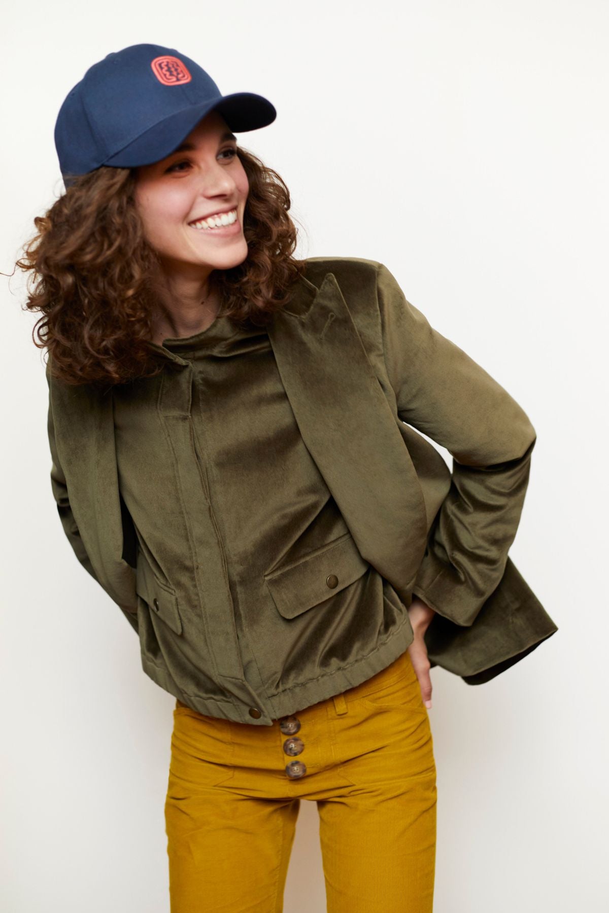 Sydney navy cotton cap