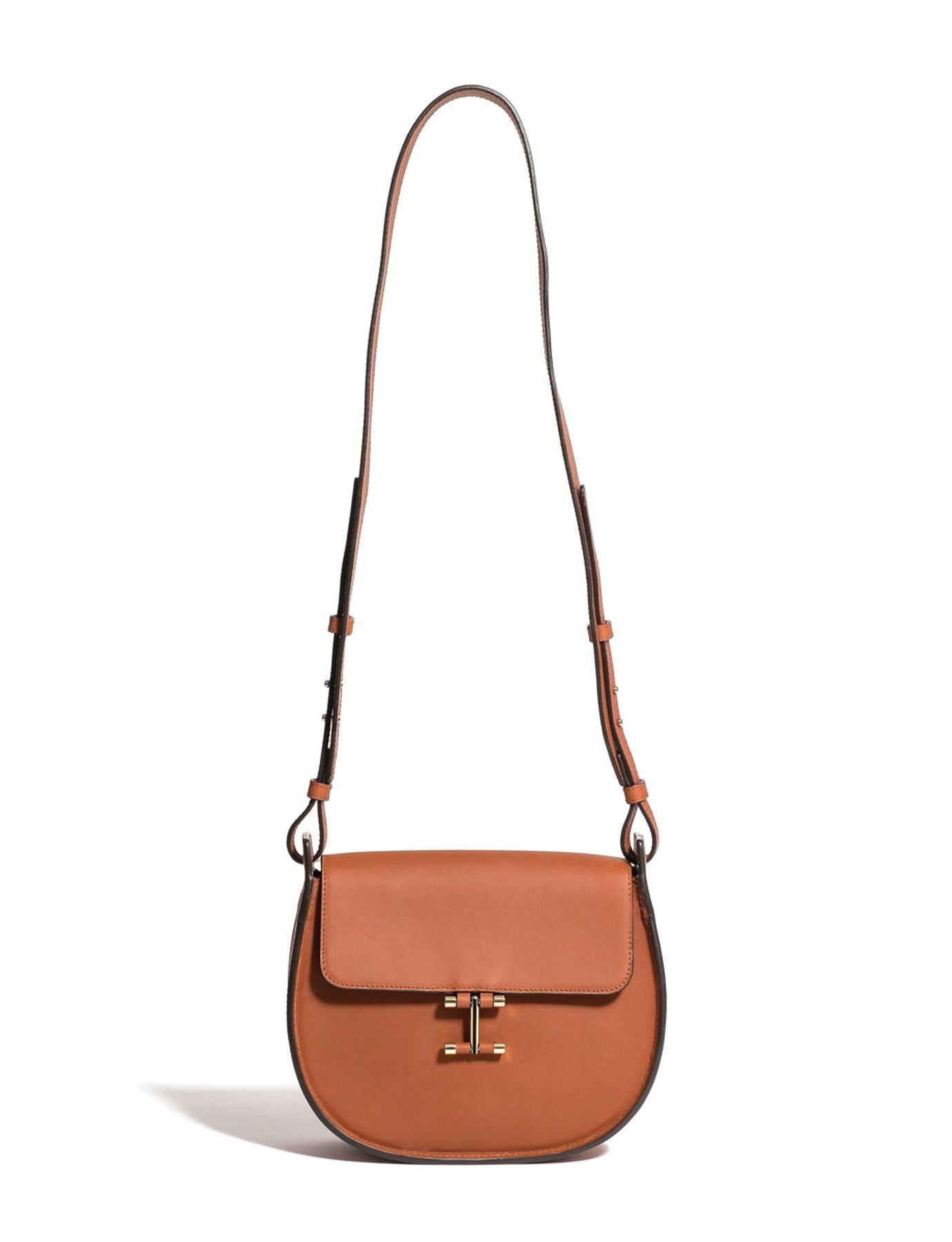 Borsa Senda in pelle di cammello