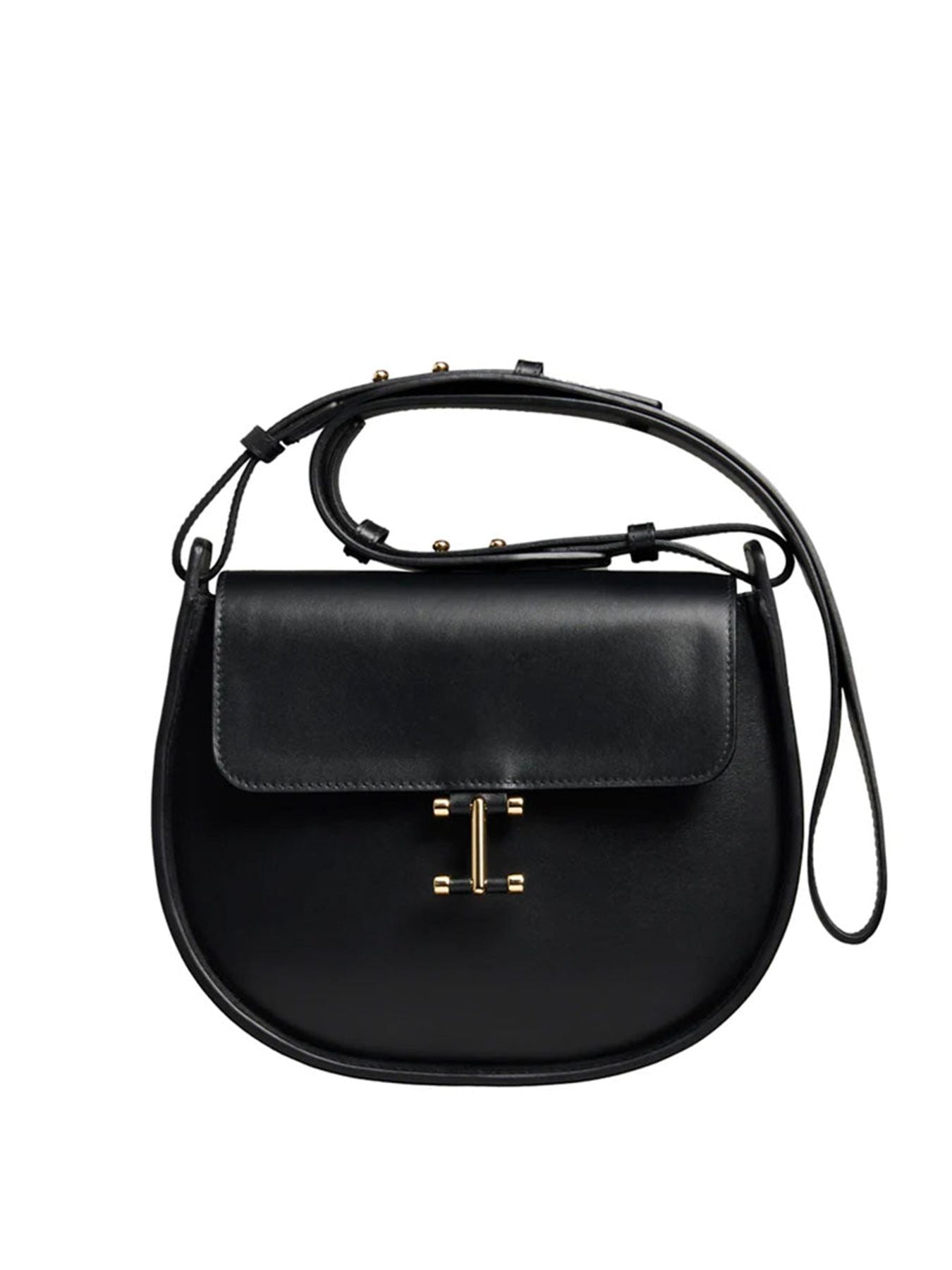Senda black leather bag