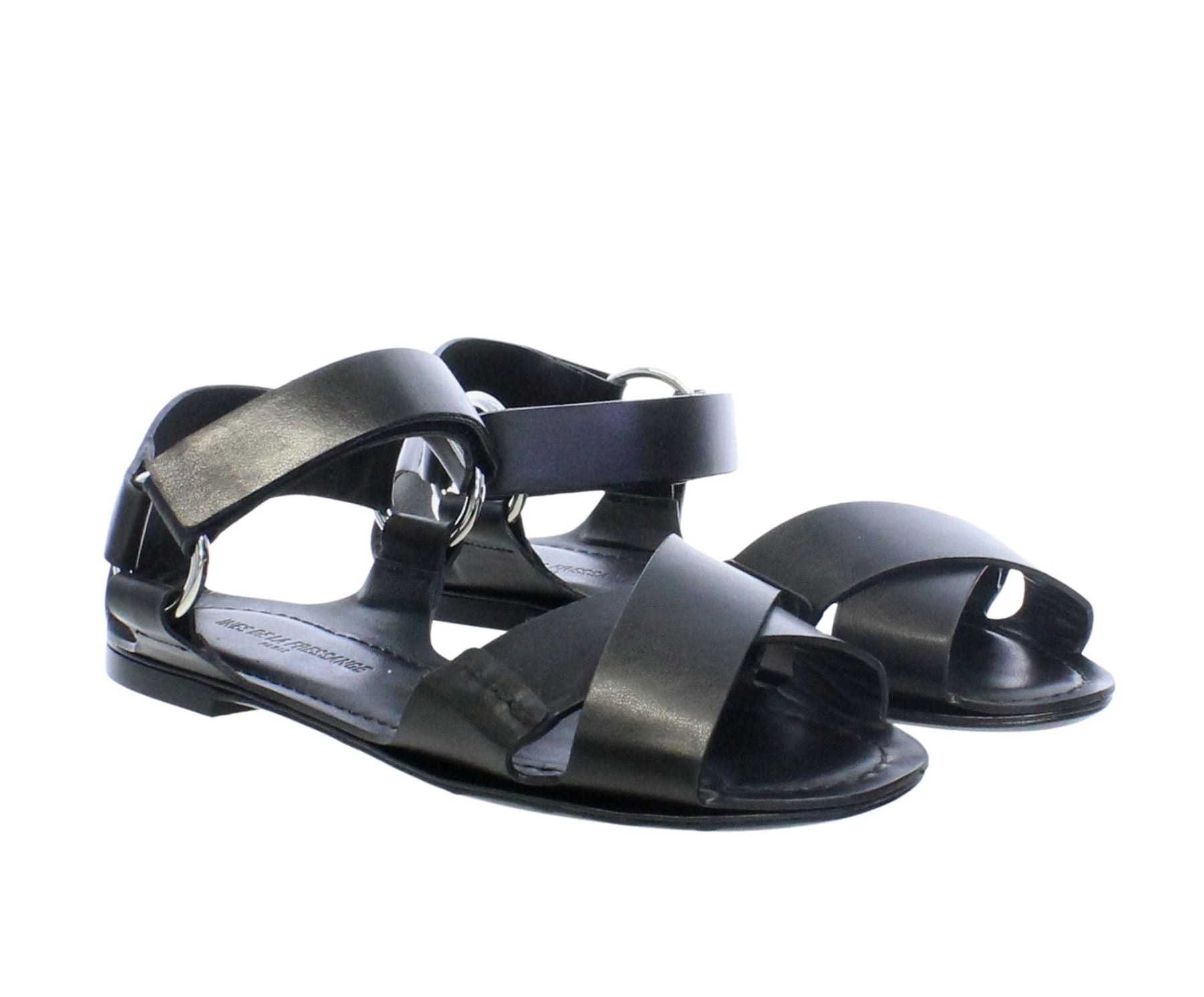 sandal-flat-black