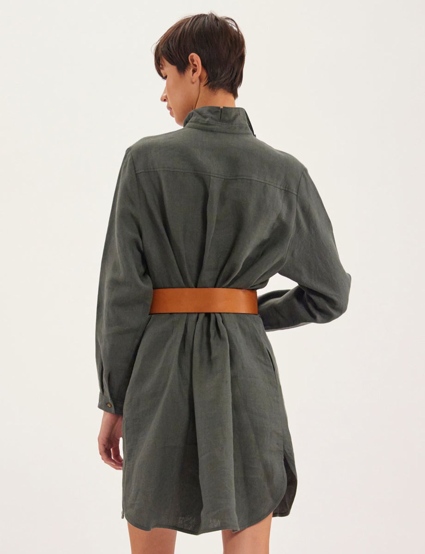 Paulette camel belt