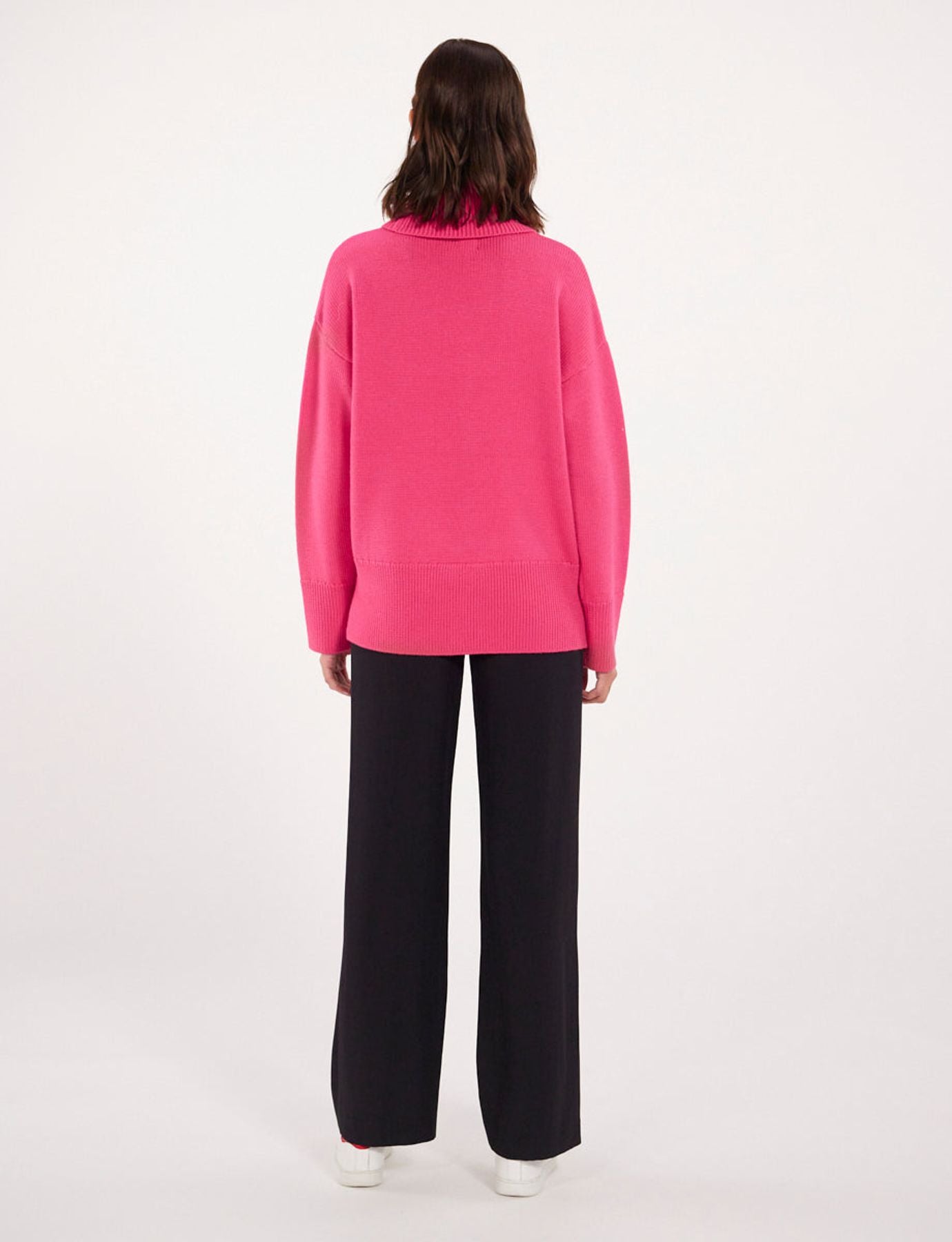 Jersey de lana rosa Stefania