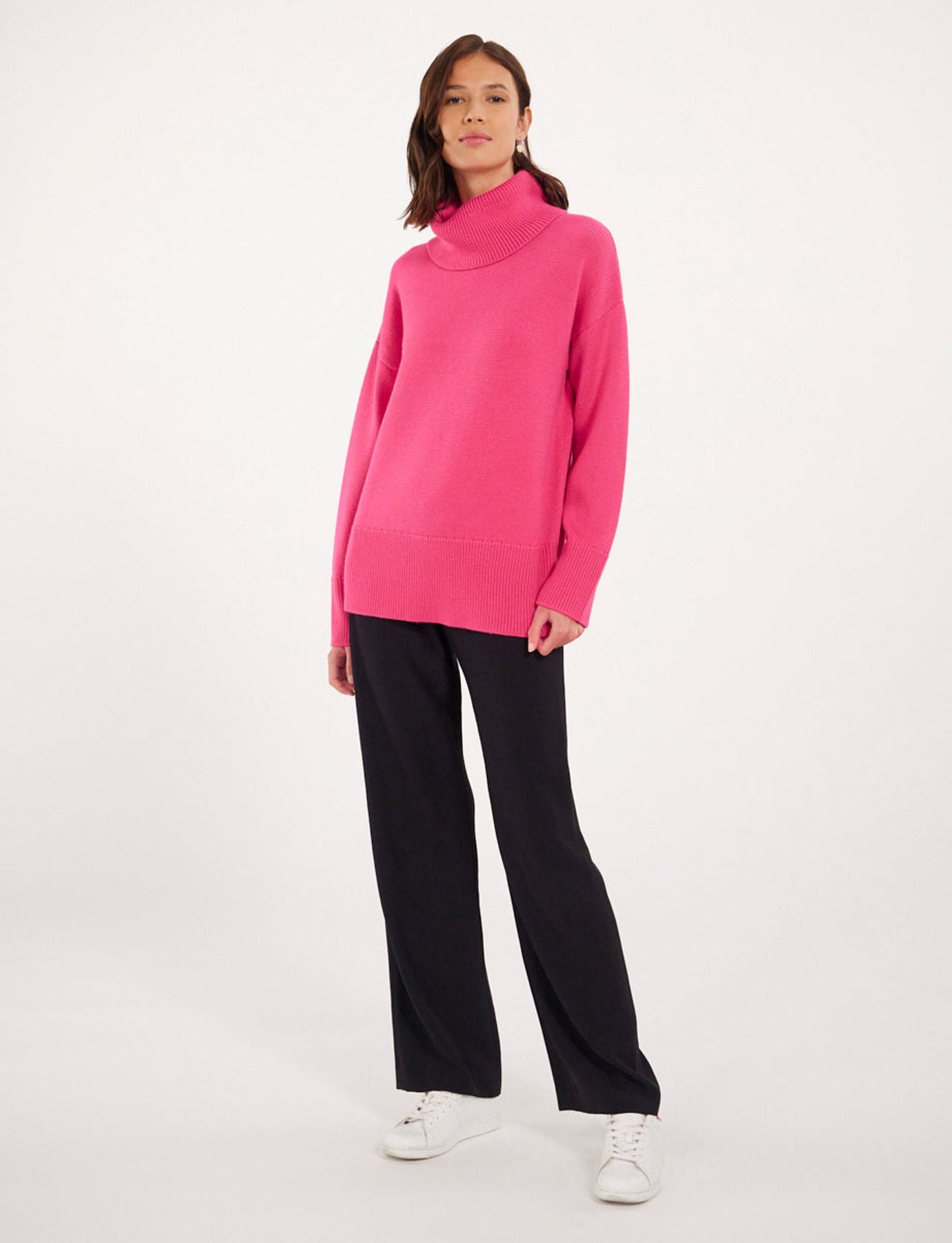 Jersey de lana rosa Stefania