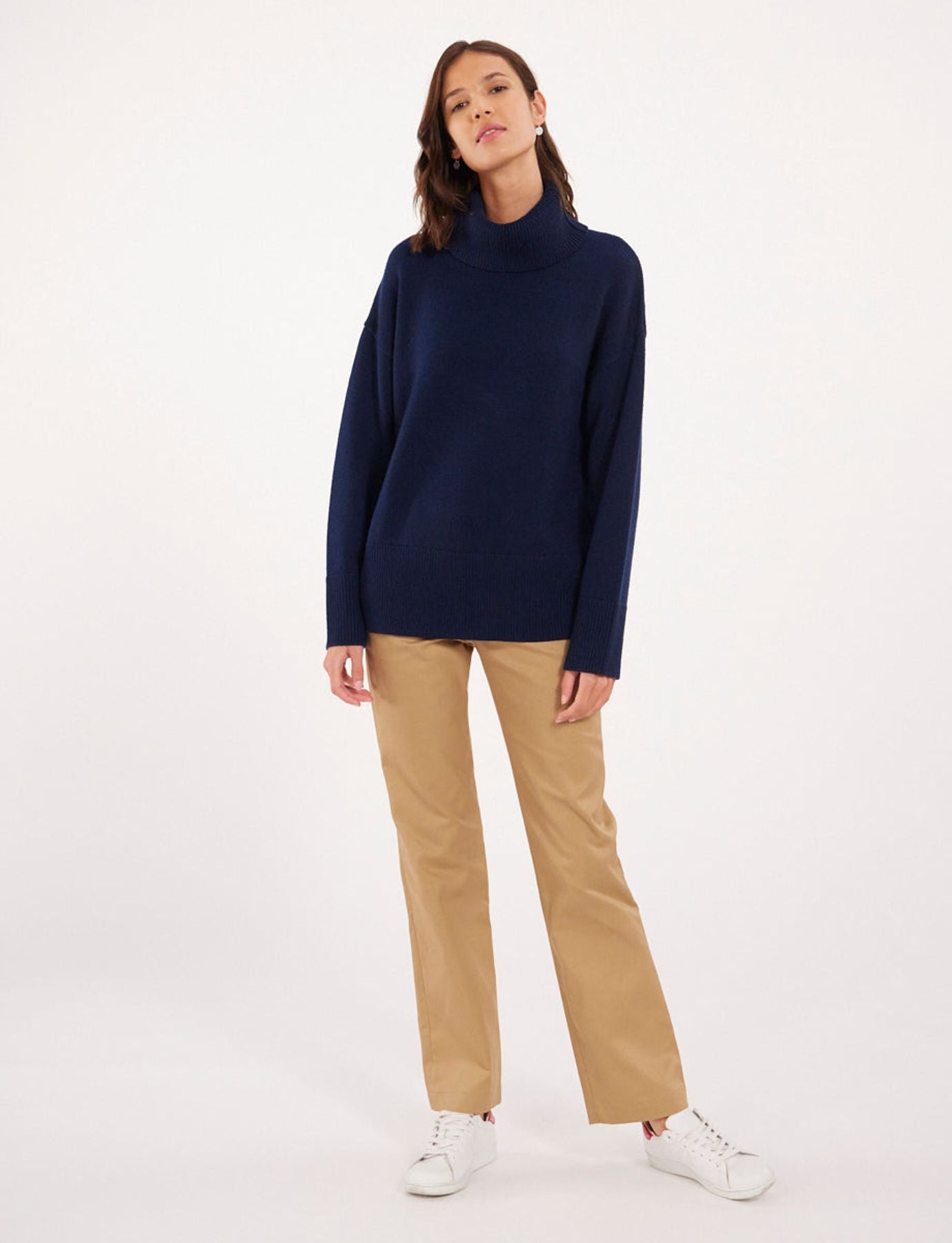 Maglione di lana blu Stefania