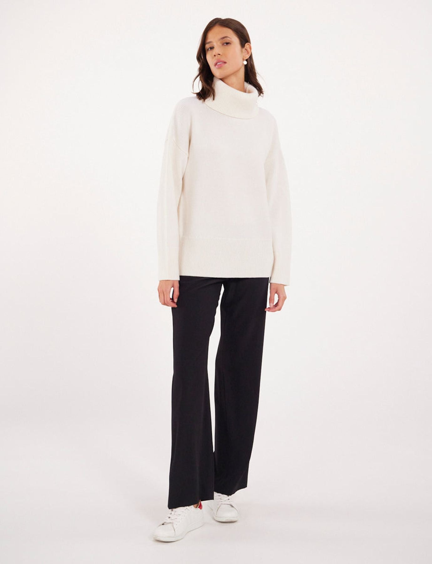 Maglia Stefania in lana ecrù