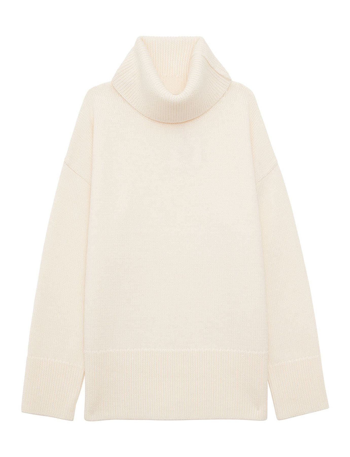 Maglia Stefania in lana ecrù