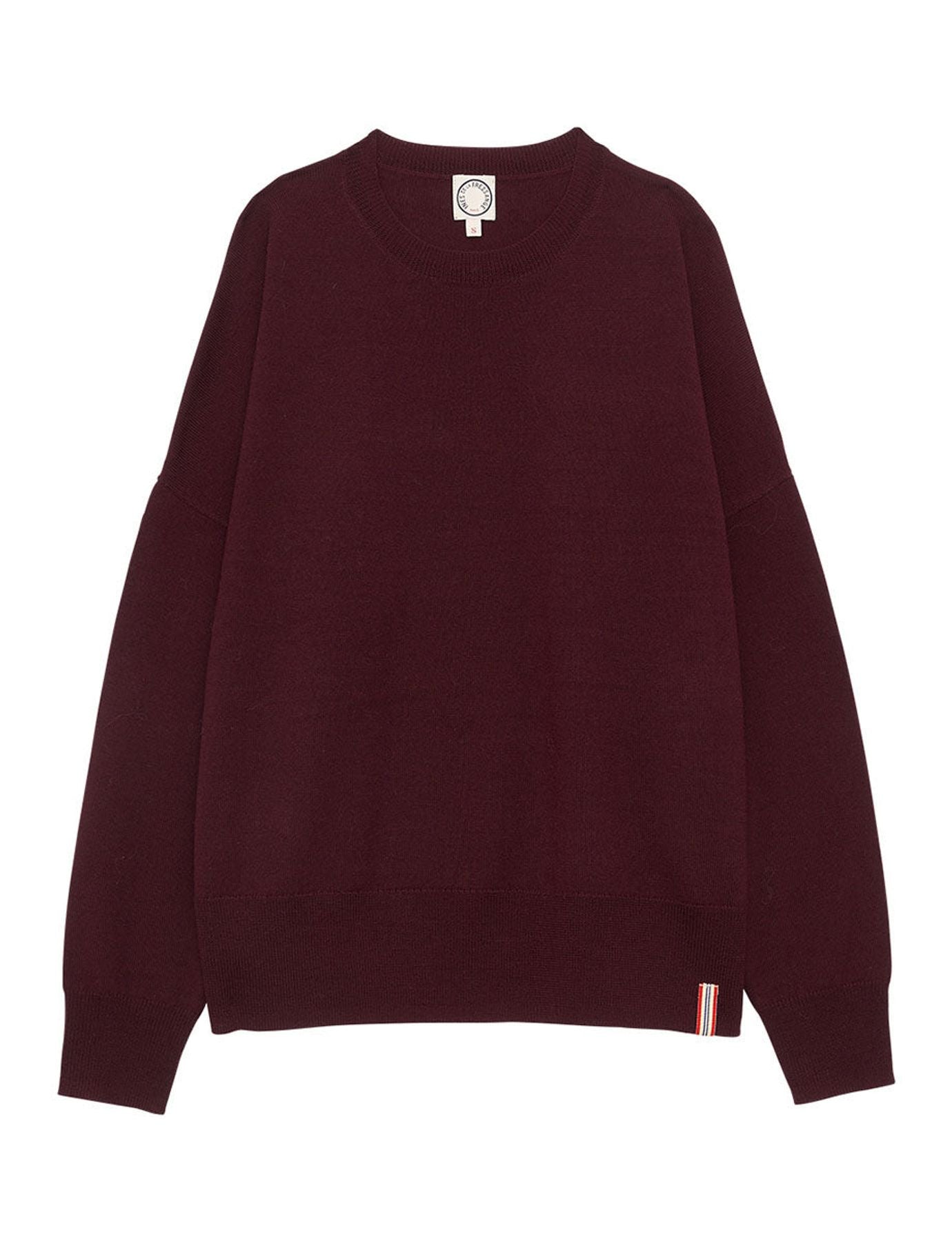 Alessia plum wool sweater