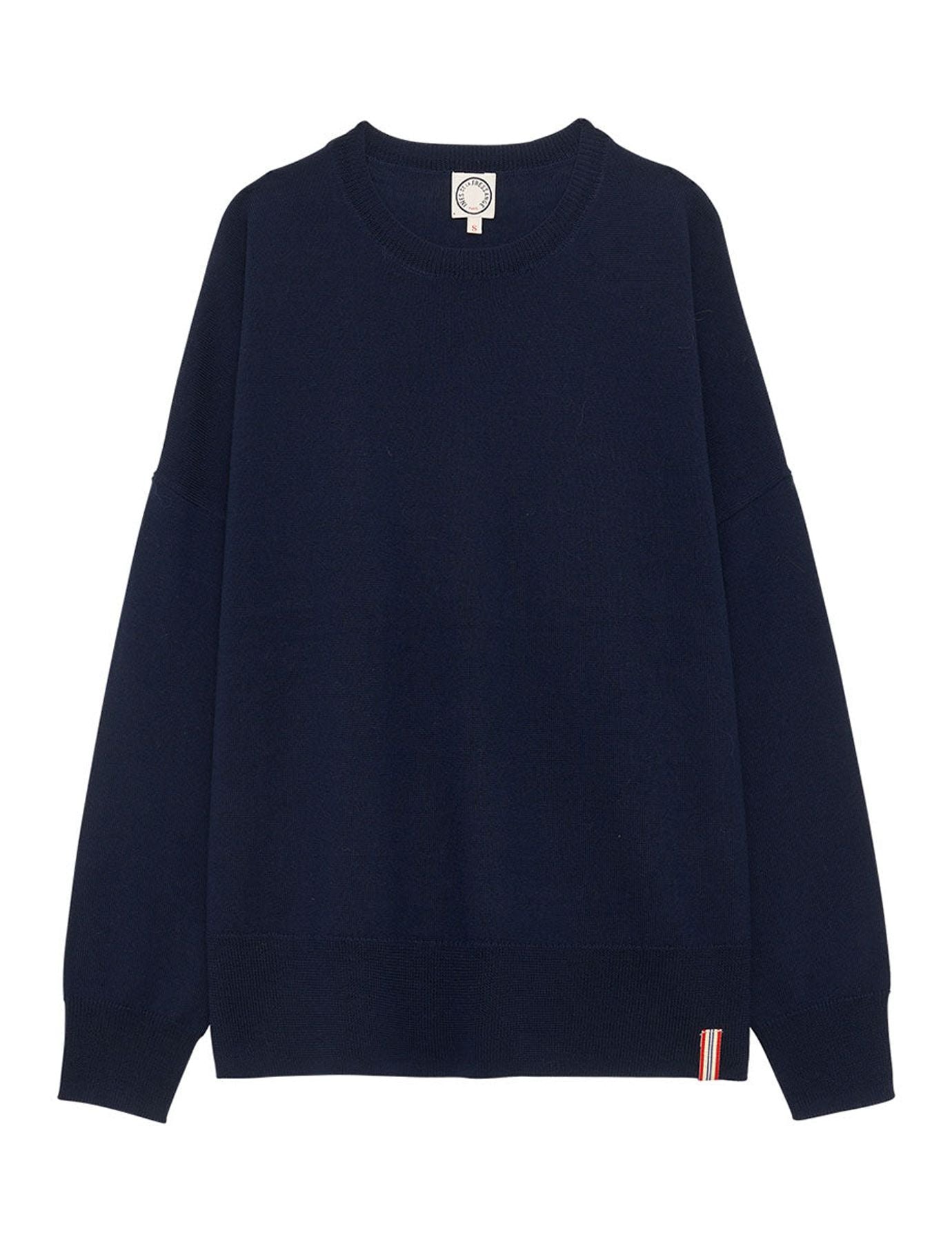 Jersey de lana azul marino Alessia