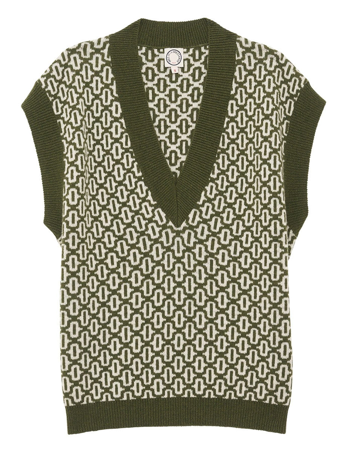 Jersey de lana Hailey crudo/caqui