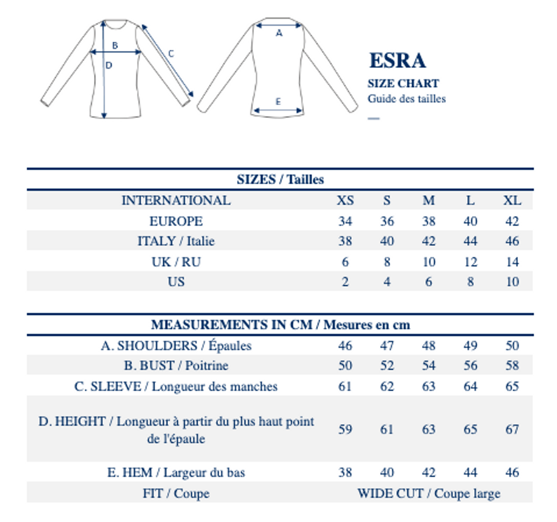 Esra - Maglia in lana ecru