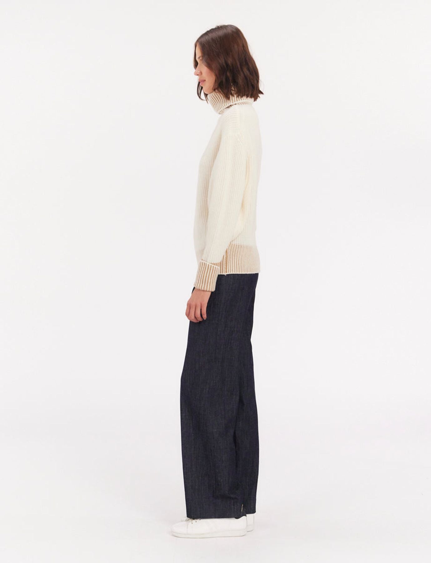 Esra - Maglia in lana ecru