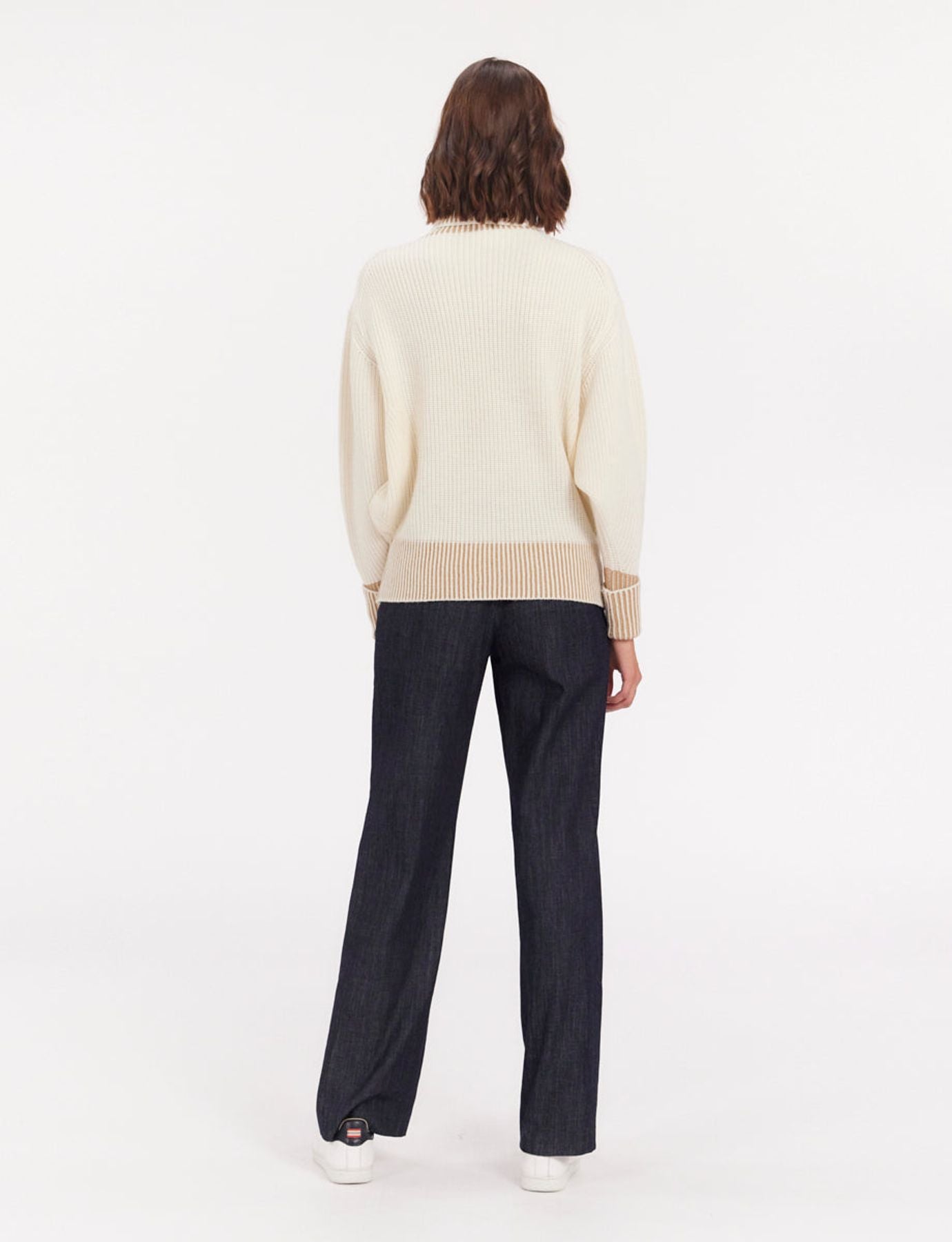 Esra - Maglia in lana ecru