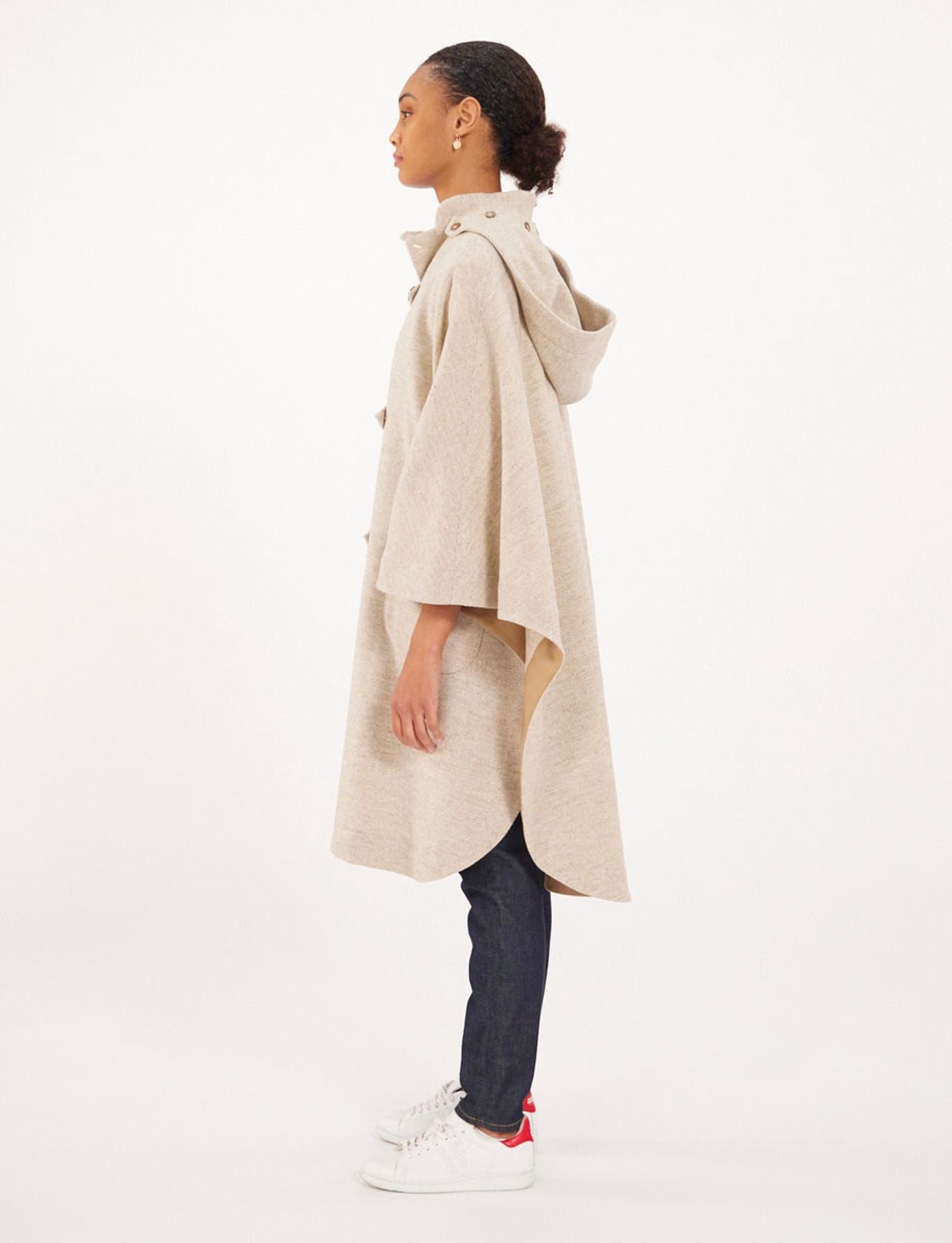 Capa de lana beige/crudo Ruppert