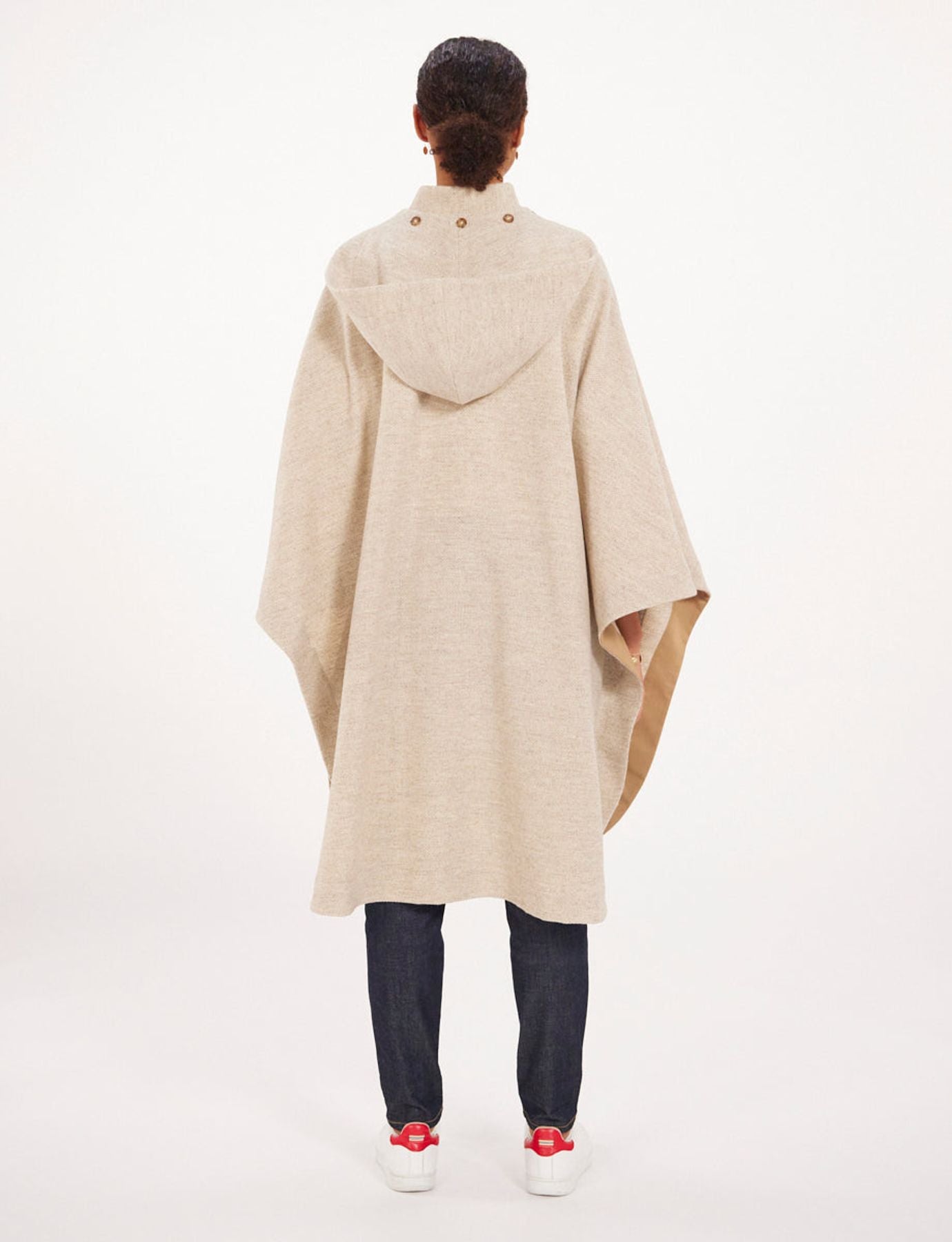 Capa de lana beige/crudo Ruppert