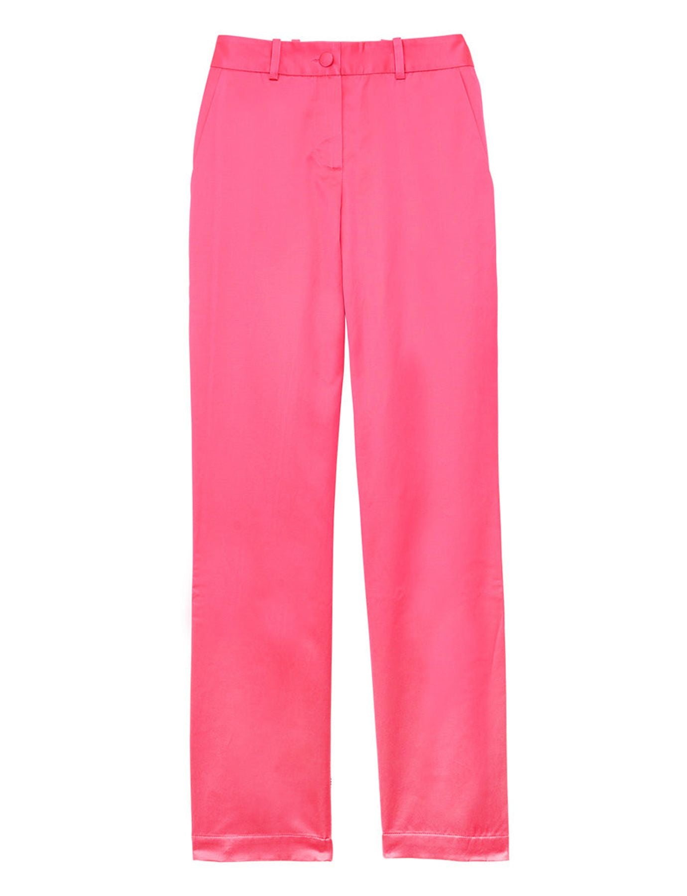 Pantalón de satén rosa Francisco