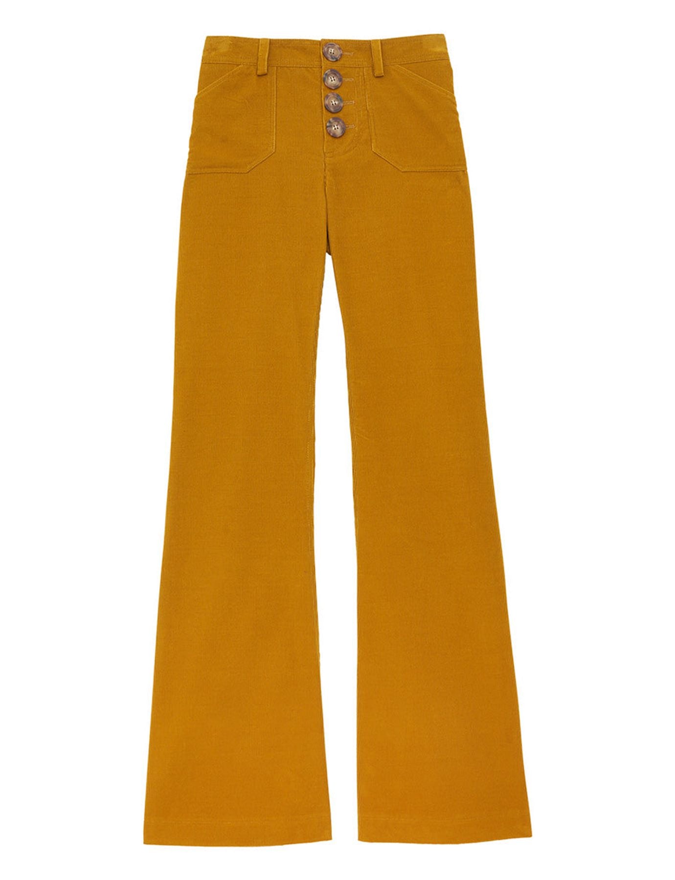 Pantalones Charlotte ocre