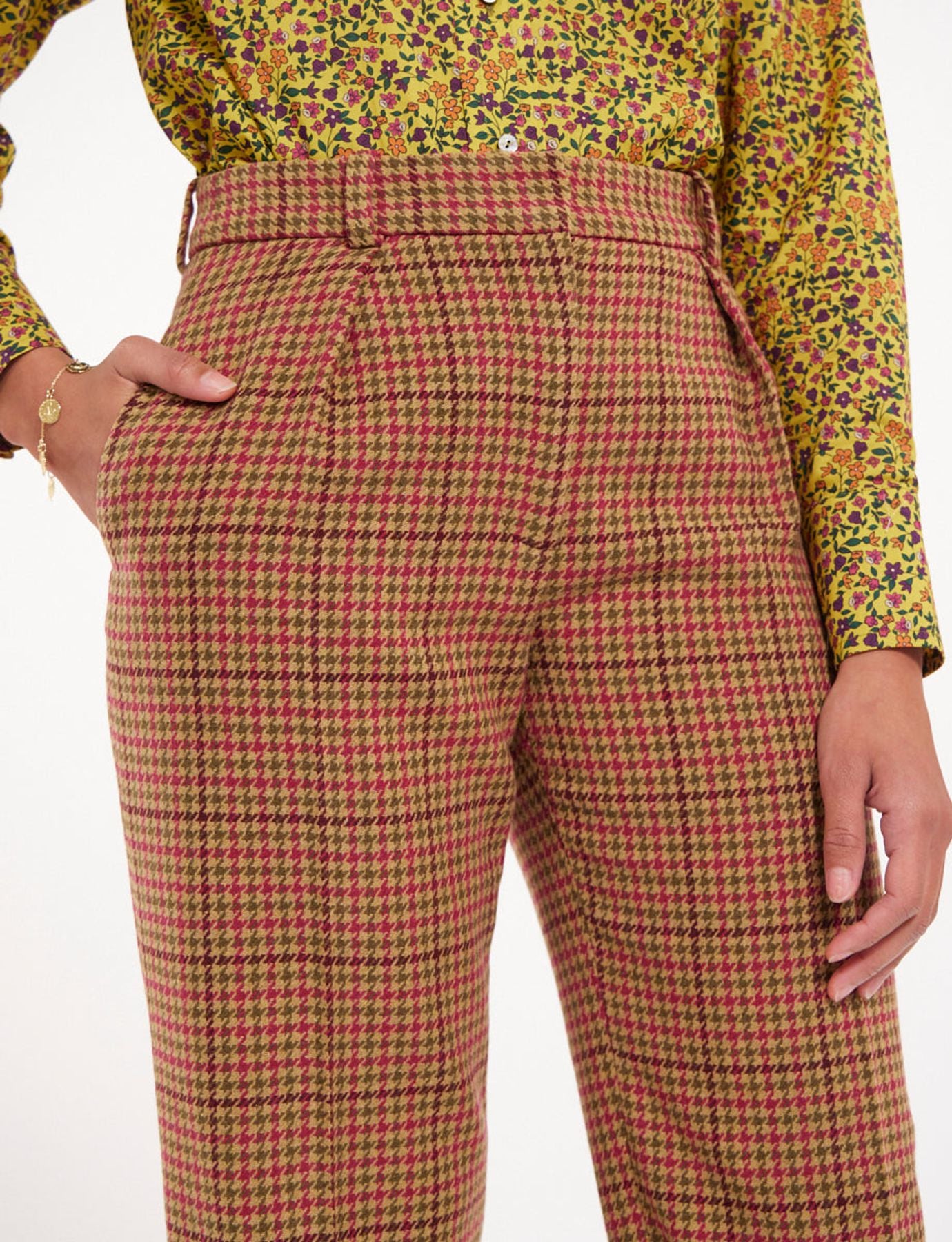 Pantalón Hector pata de gallo lana