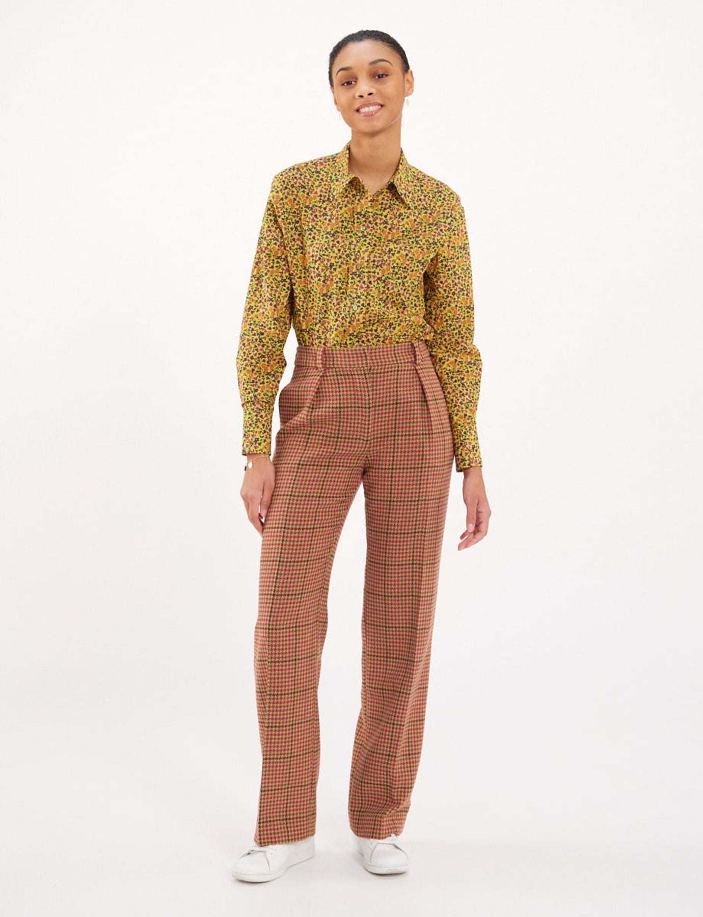 Pantalón Hector pata de gallo lana