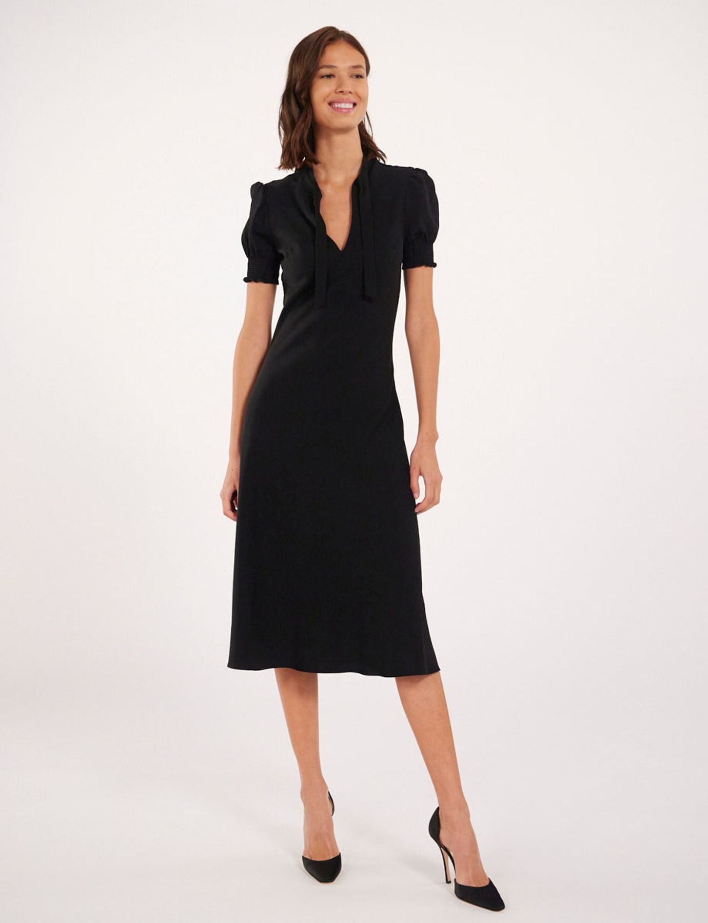 Vestido cereza negro