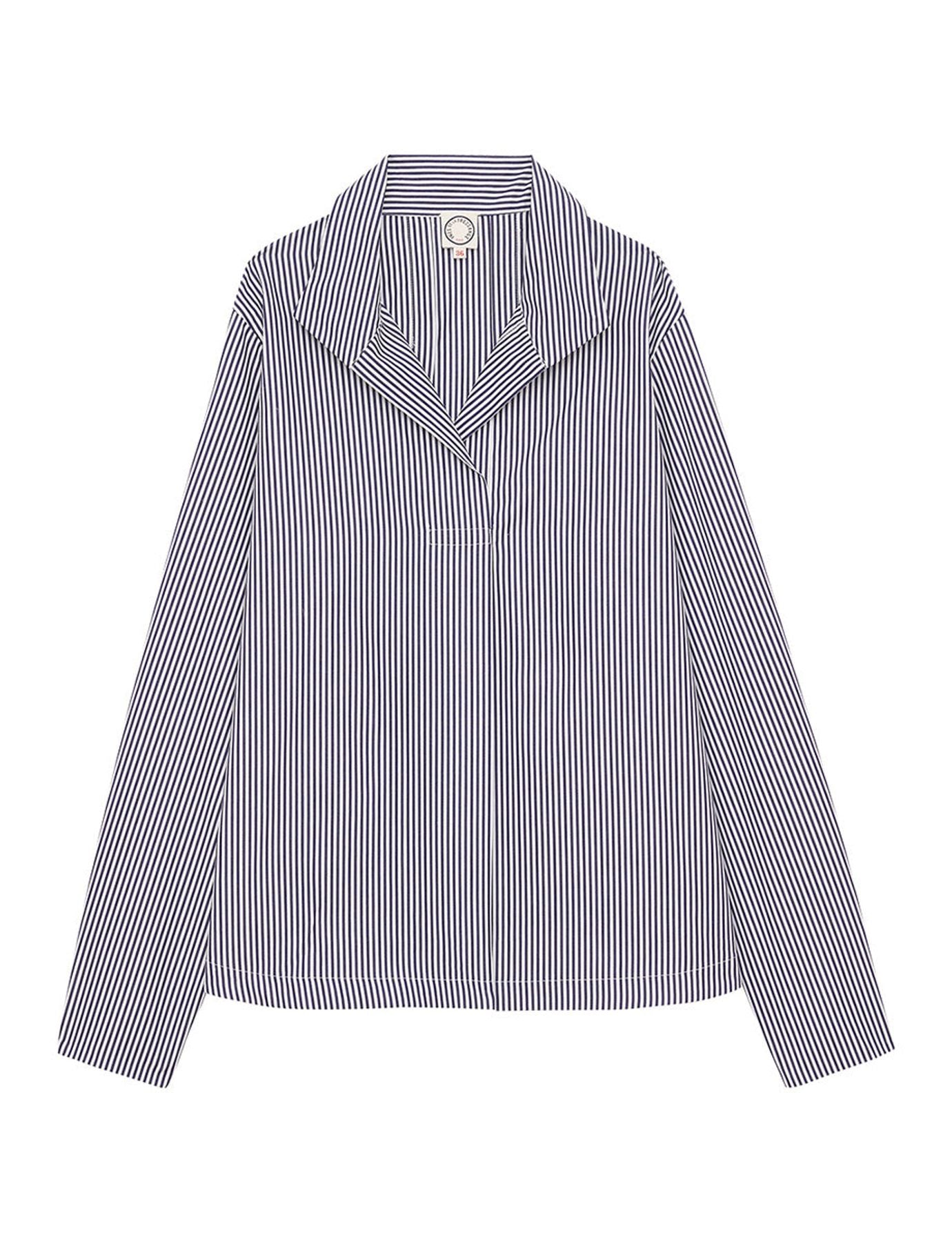 Top de rayas marino/blanco Noa