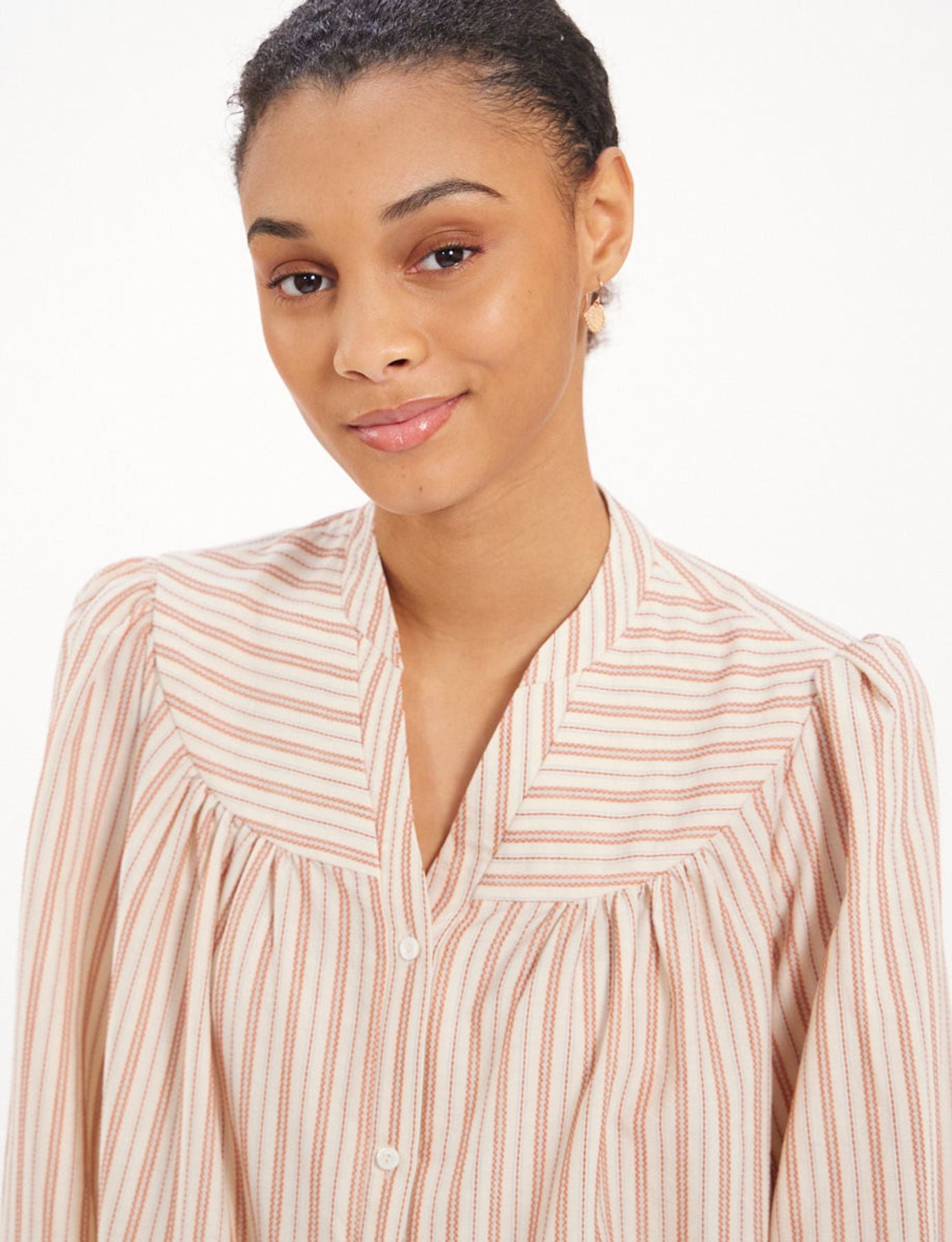 Ornella striped blouse